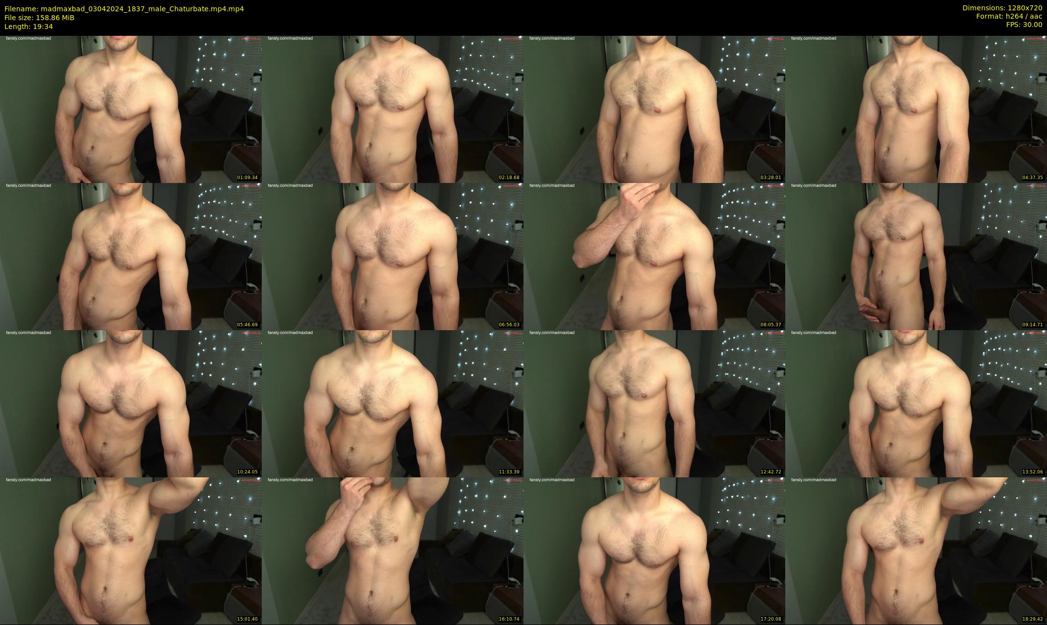 madmaxbad — 20 minute Chaturbate male cam show recording, 720p, Apr 3, 2024