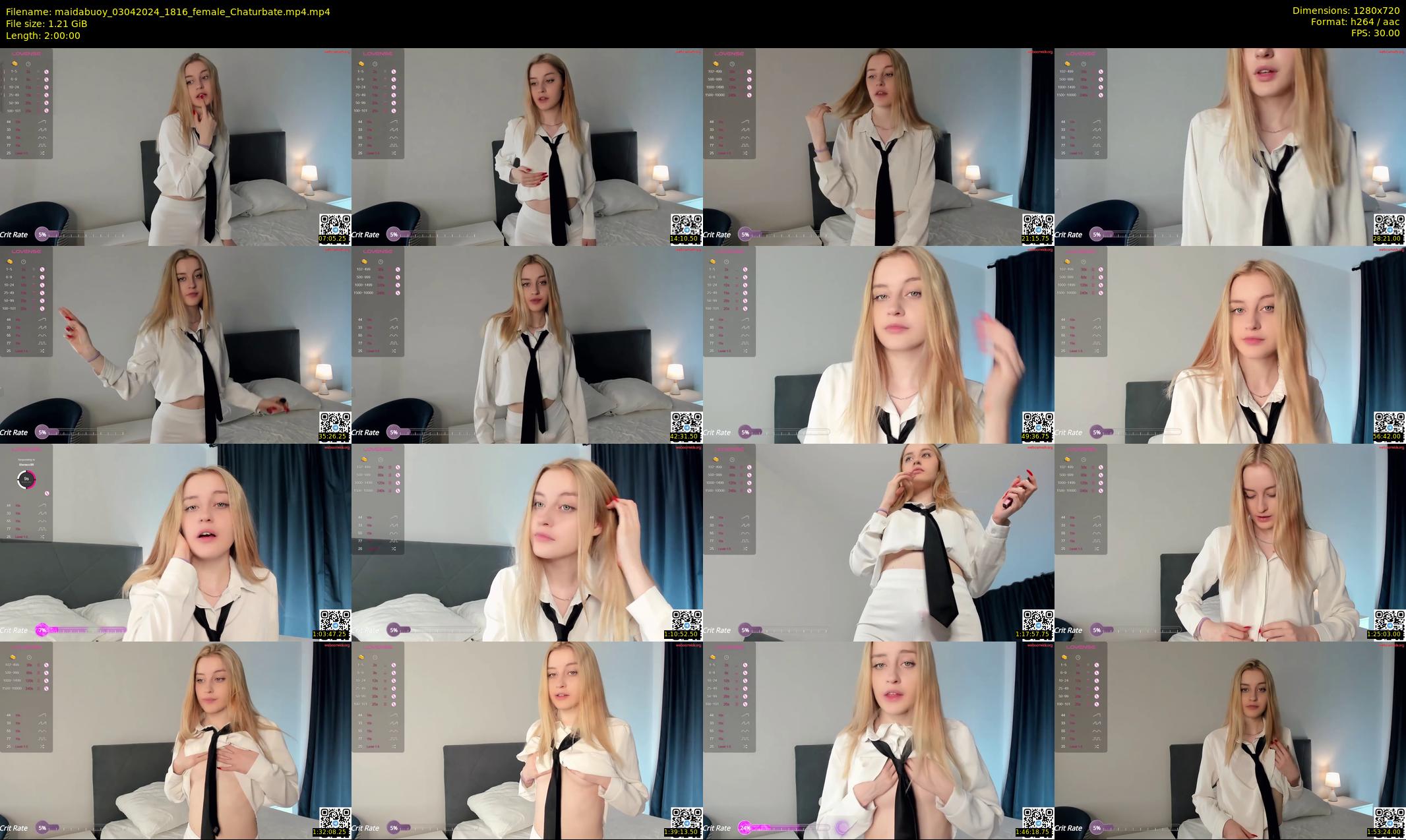 maidabuoy — 120 minute Chaturbate female cam show recording, 720p, Apr 3, 2024