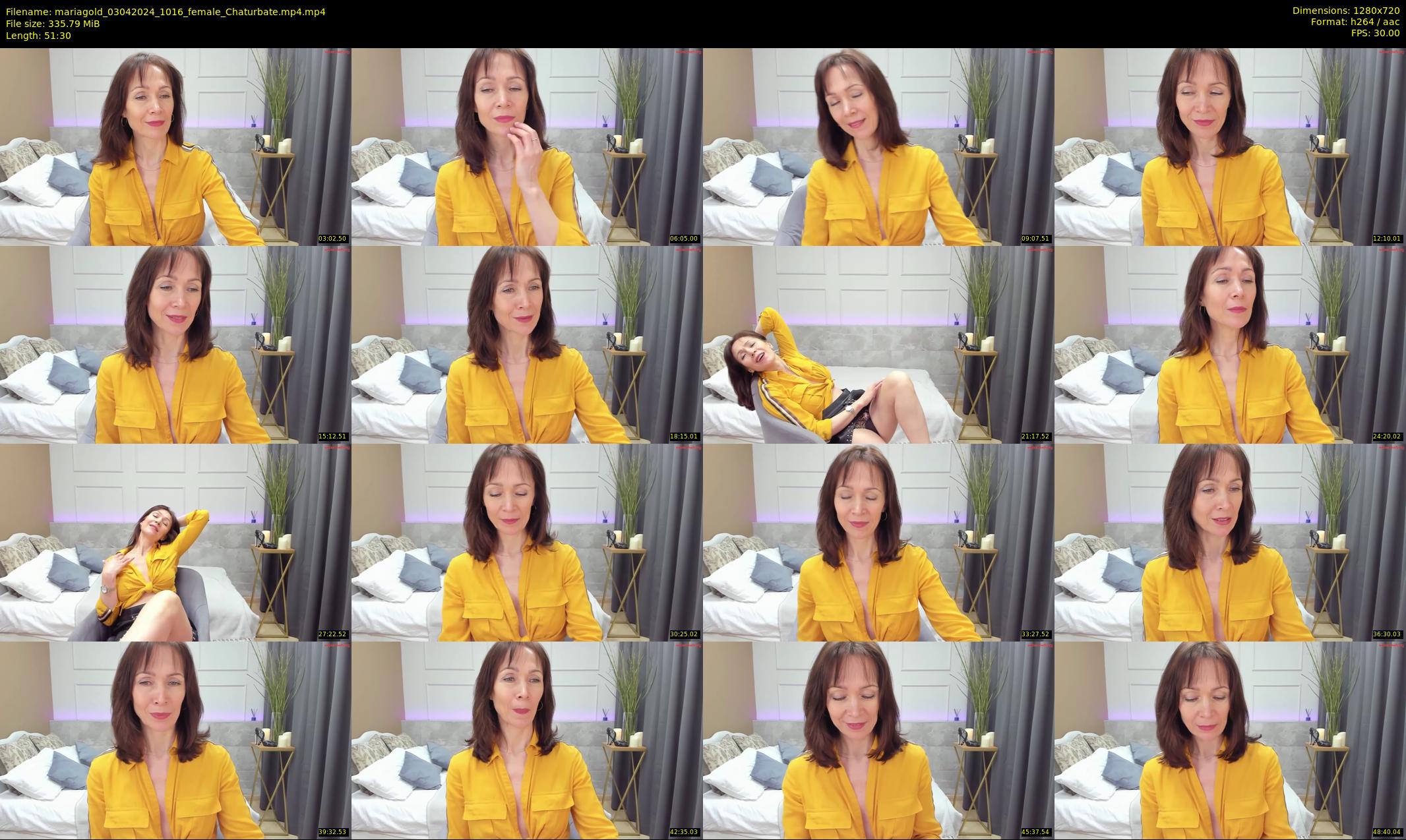 mariagold — 52 minute Chaturbate female cam show recording, 720p, Apr 3, 2024