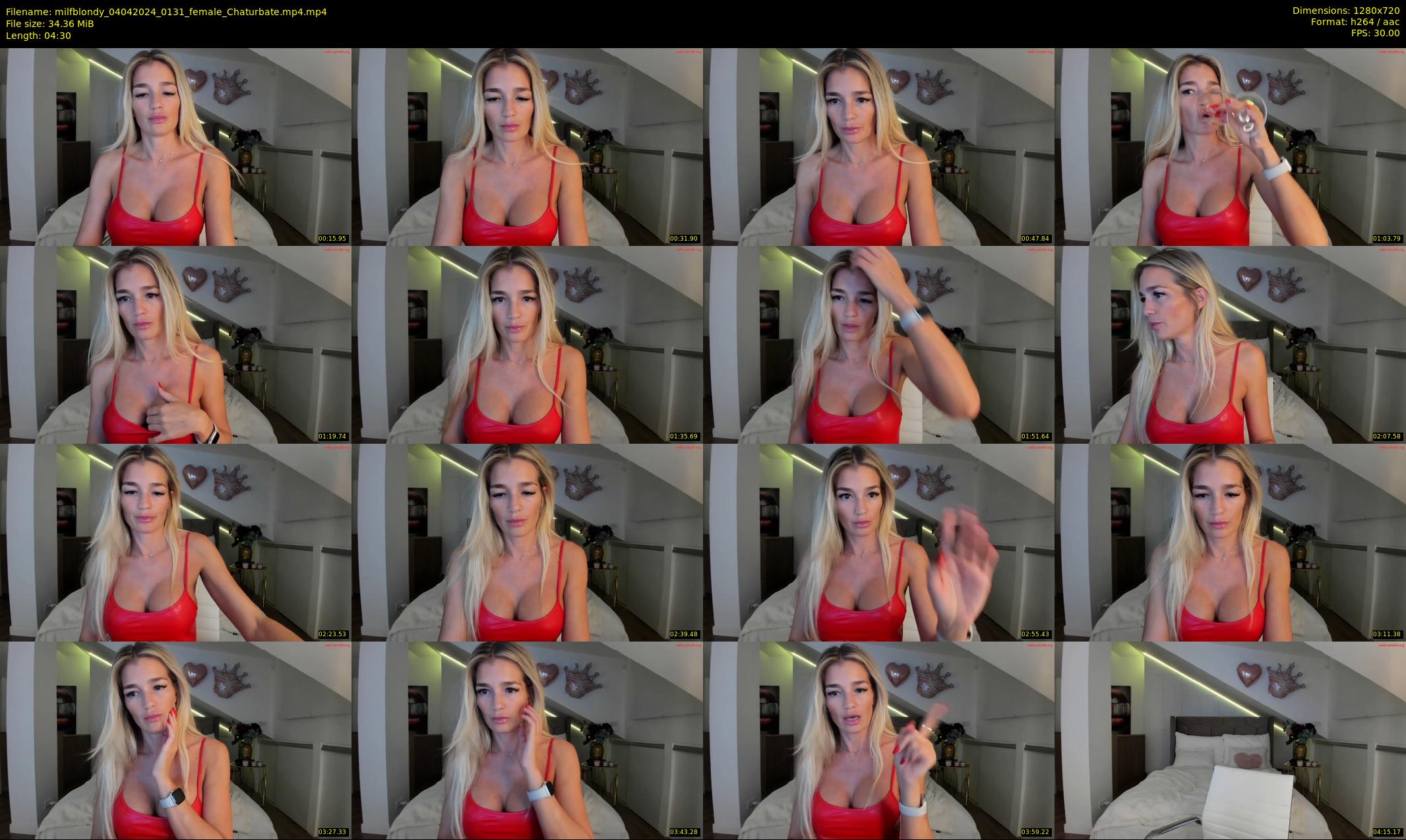 milfblondy — 5 minute Chaturbate female cam show recording, 720p, Apr 4, 2024
