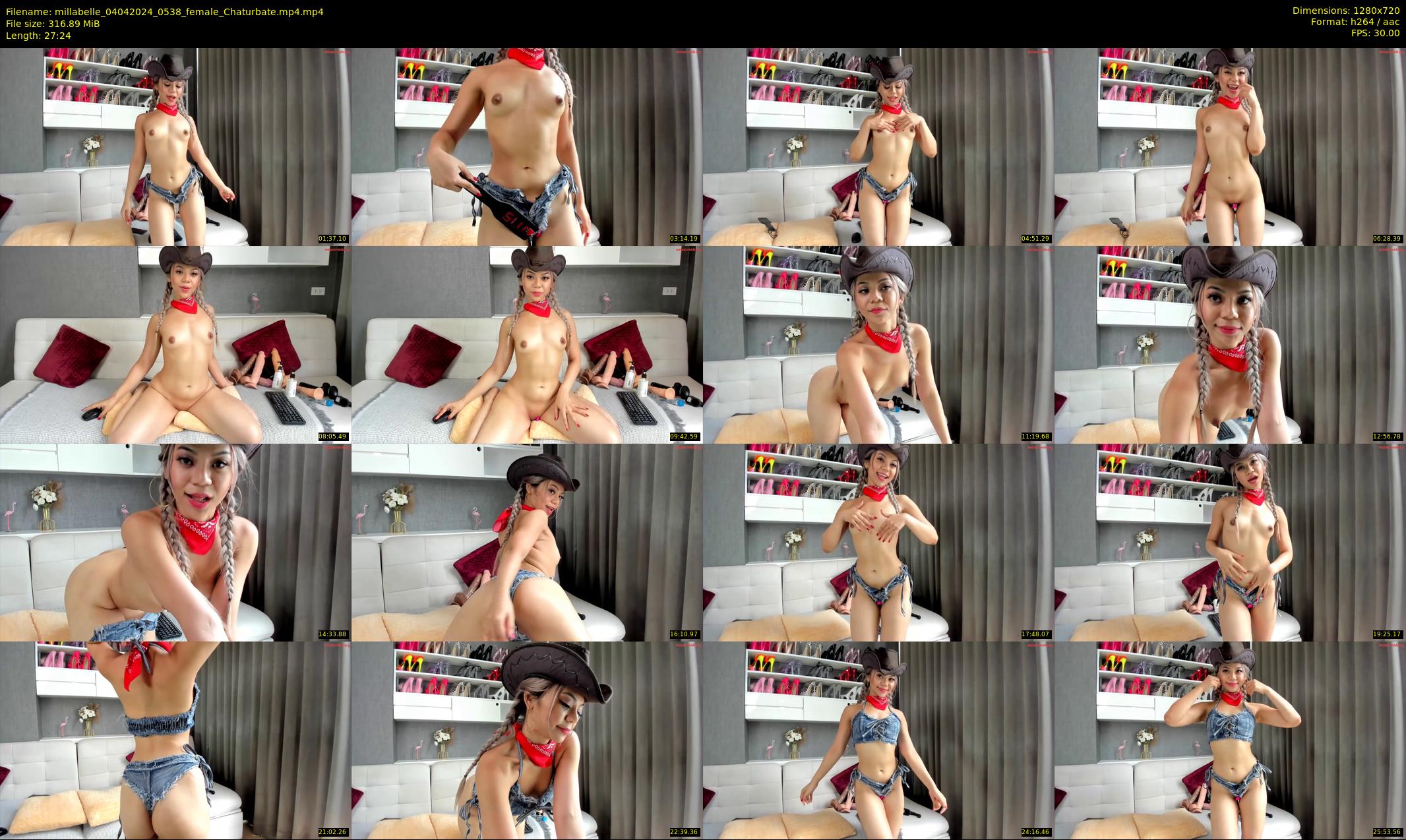 millabelle — 28 minute Chaturbate female cam show recording, 720p, Apr 4, 2024