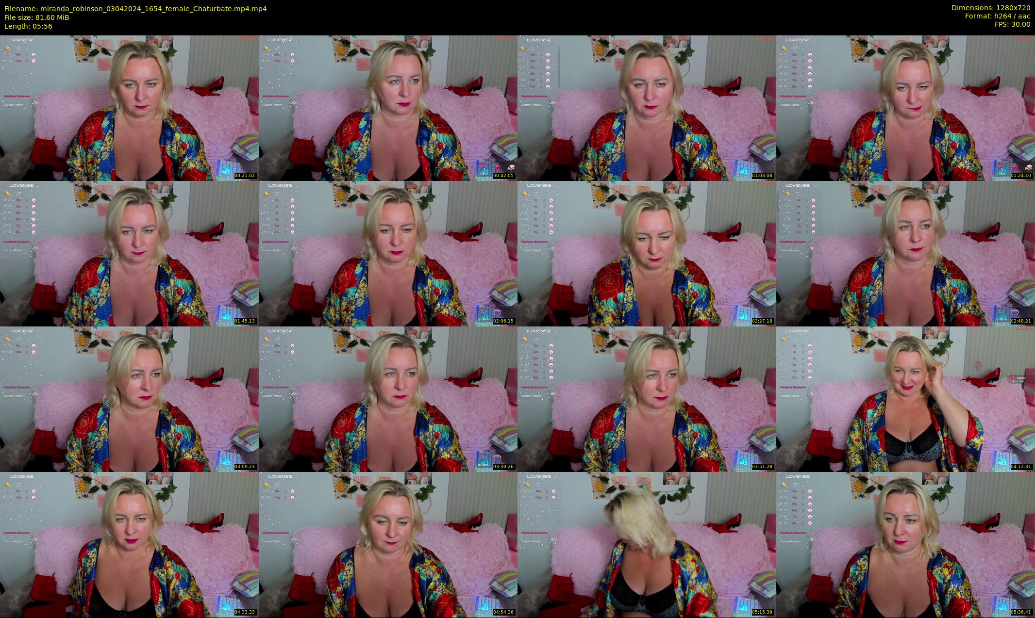 miranda_robinson — 6 minute Chaturbate female cam show recording, 720p, Apr 3, 2024