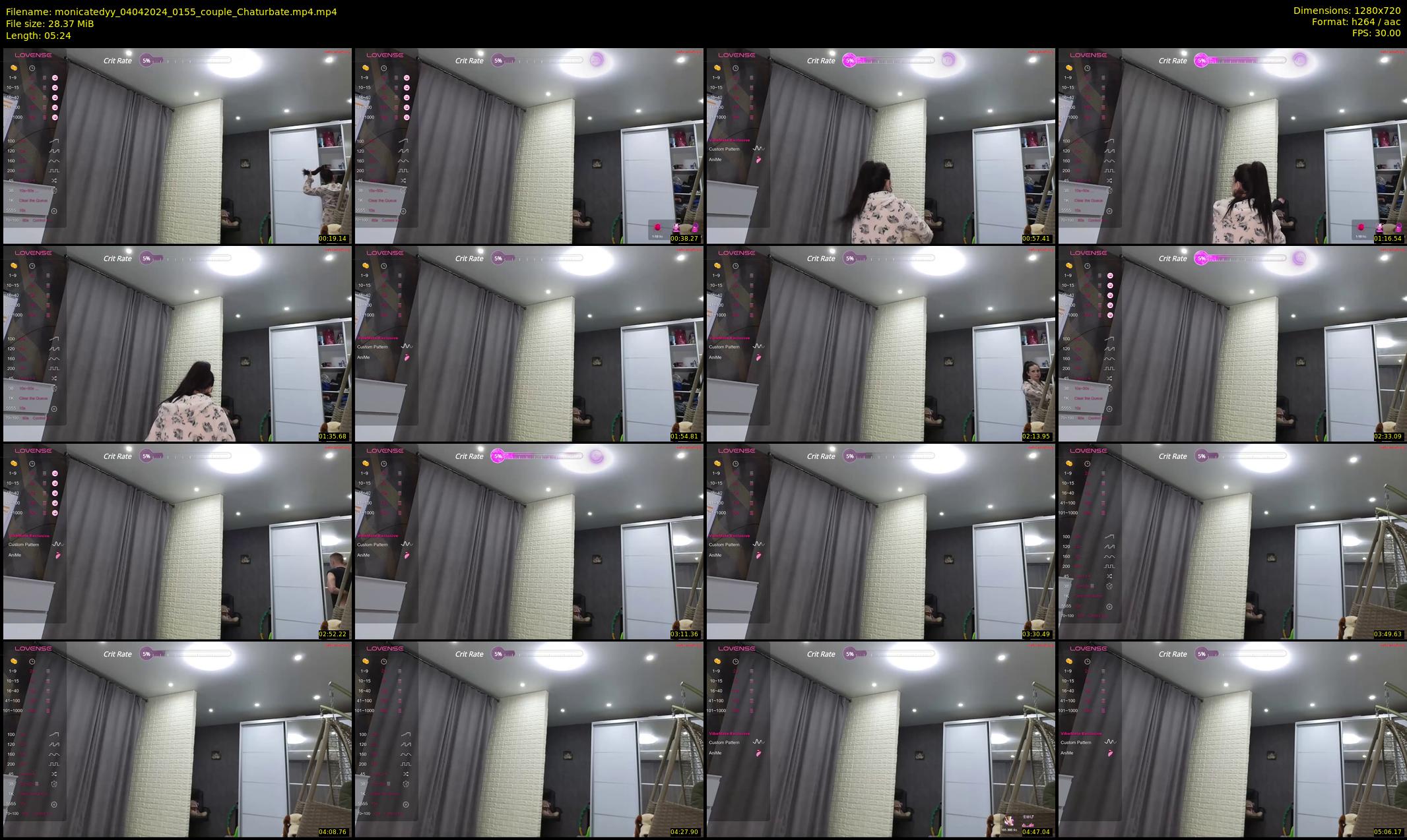 monicatedyy — 6 minute Chaturbate couple cam show recording, 720p, Apr 4, 2024