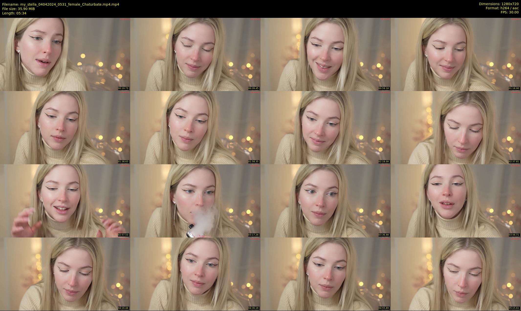 my_stella — 6 minute Chaturbate female cam show recording, 720p, Apr 4, 2024