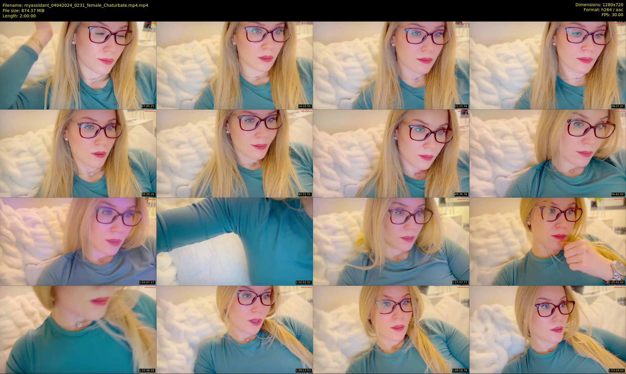 myassistant — 120 minute Chaturbate female cam show recording, 720p, Apr 4, 2024