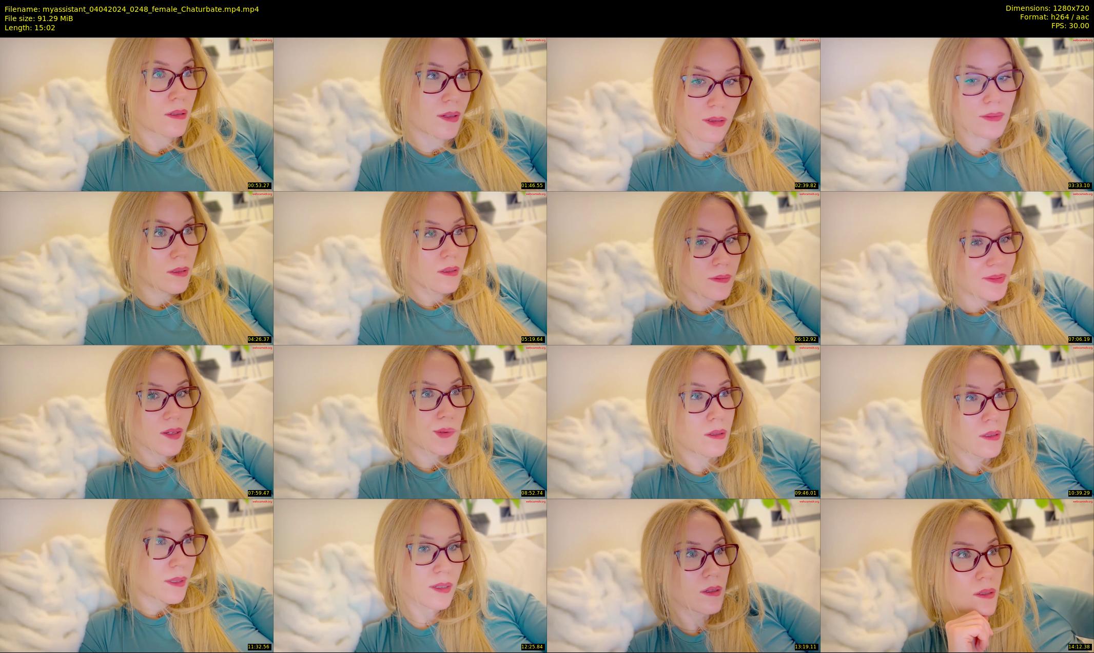 myassistant — 16 minute Chaturbate female cam show recording, 720p, Apr 4, 2024