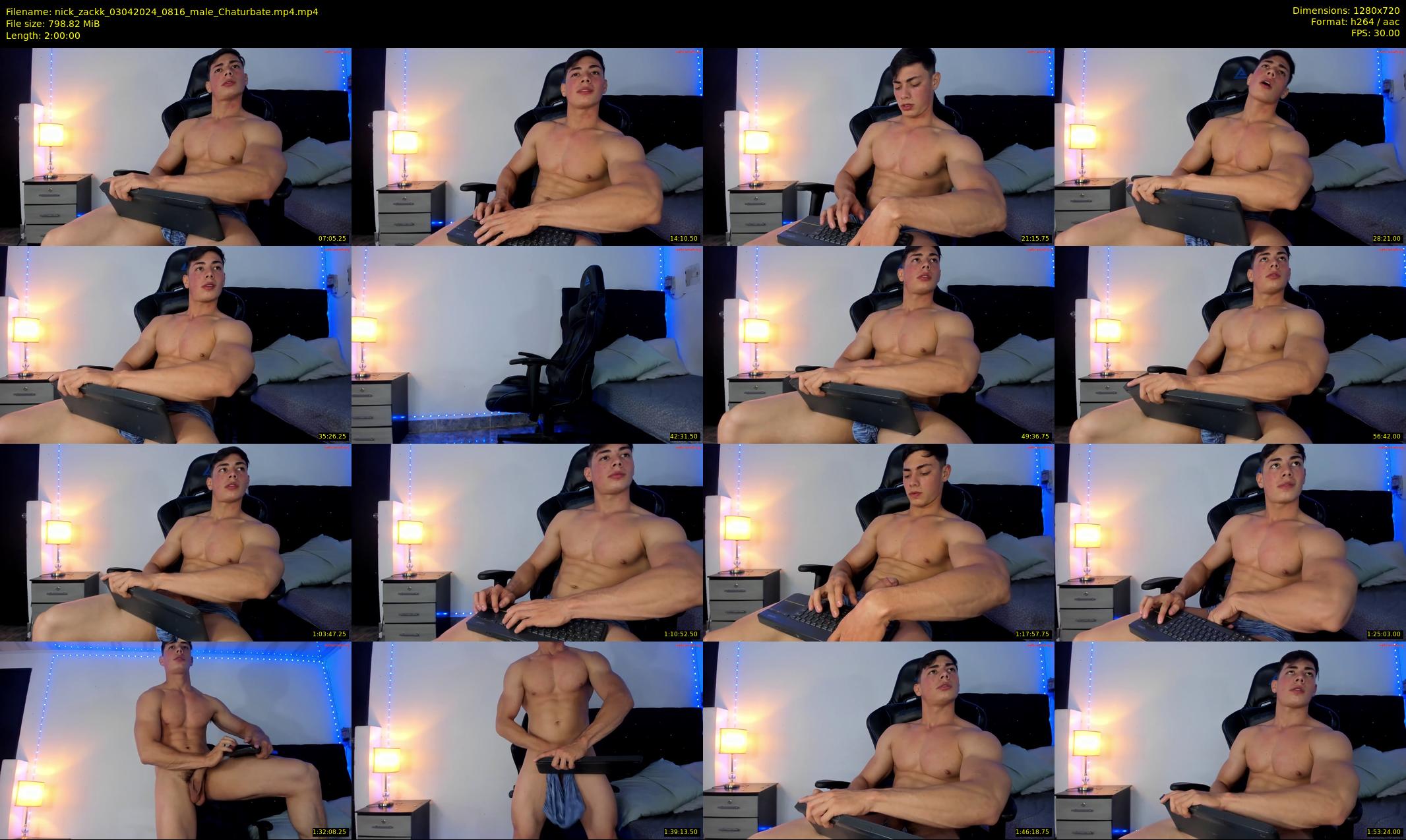 nick_zackk — 120 minute Chaturbate male cam show recording, 720p, Apr 3, 2024