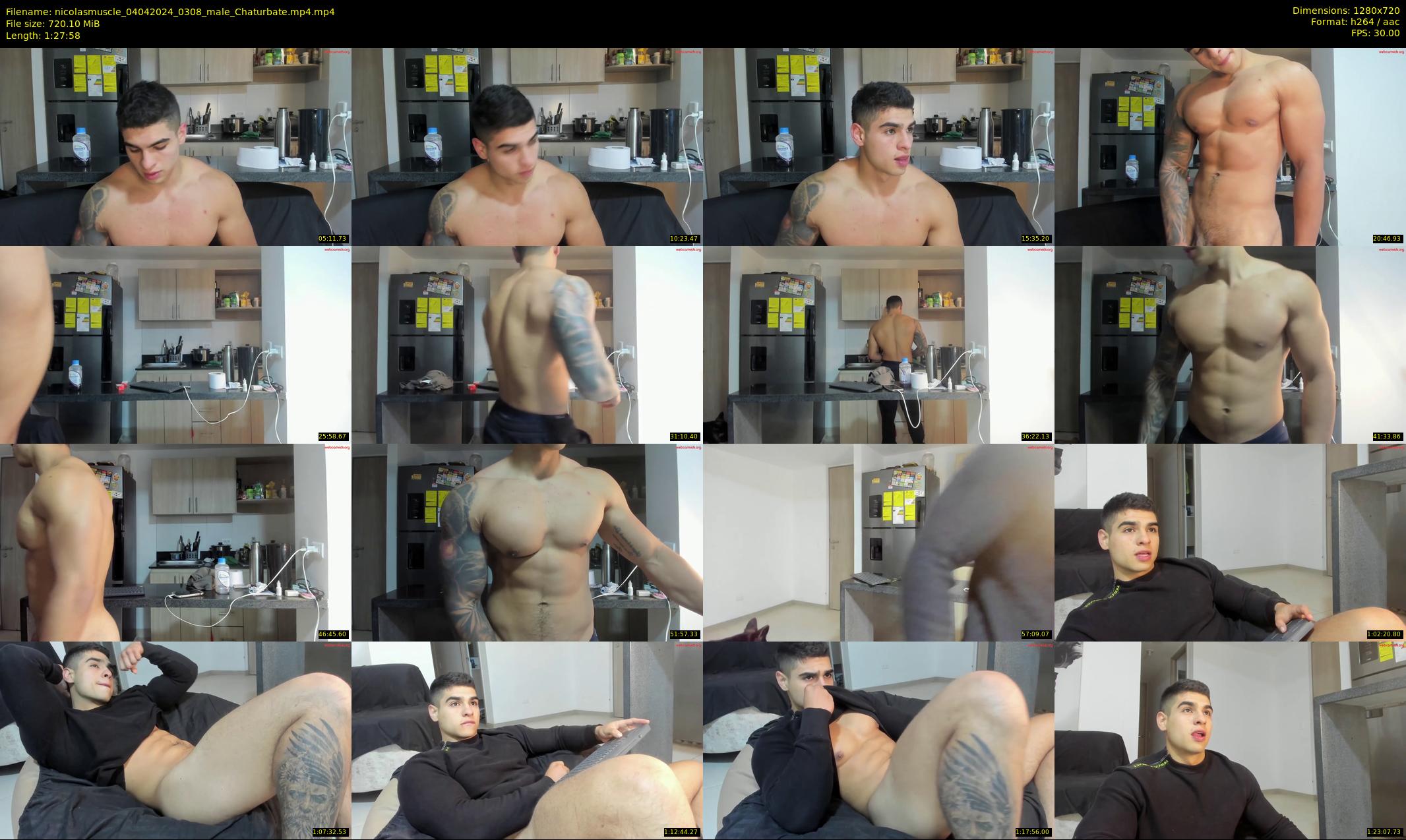 nicolasmuscle — 88 minute Chaturbate male cam show recording, 720p, Apr 4, 2024