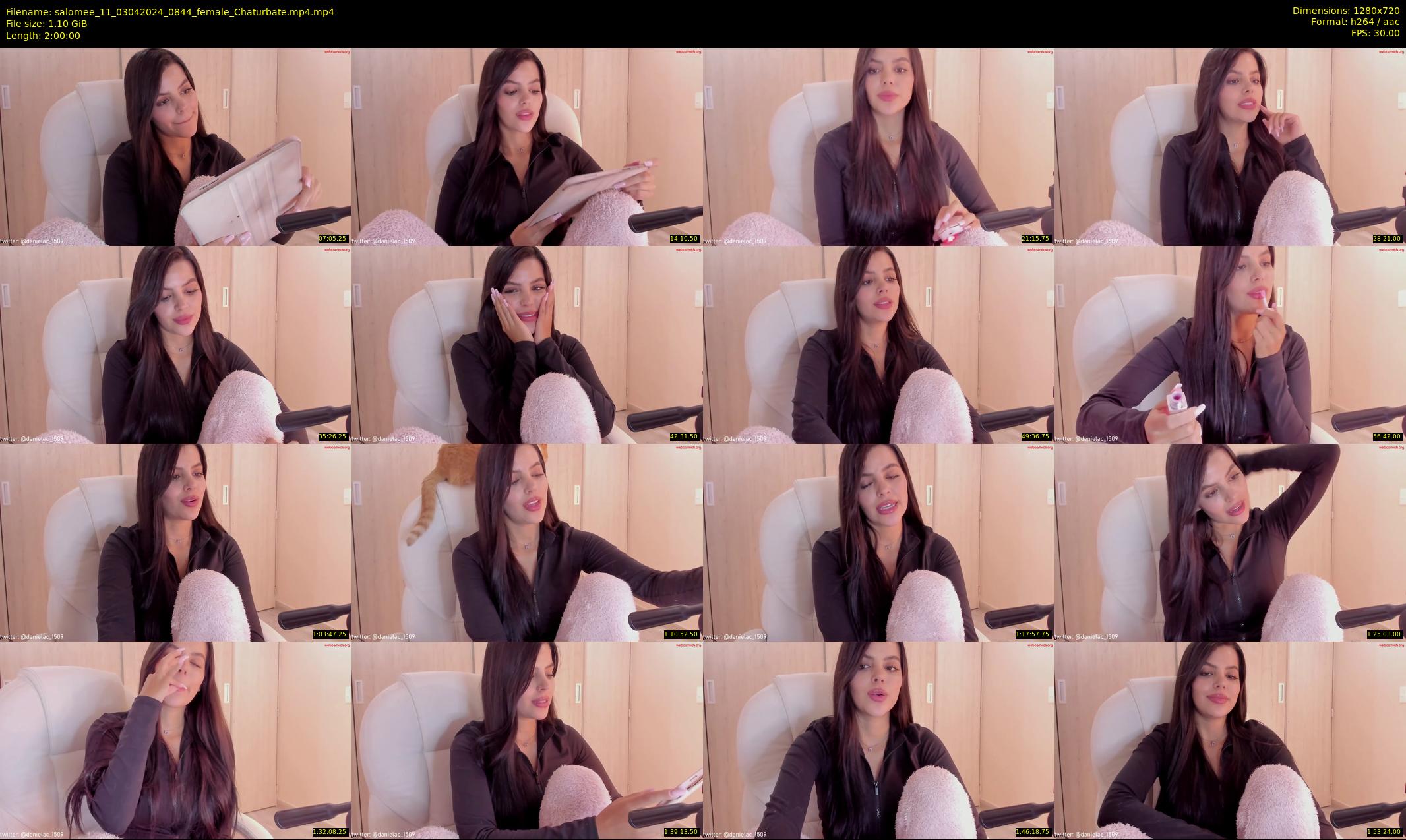 salomee_11 — 120 minute Chaturbate female cam show recording, 720p, Apr 3, 2024