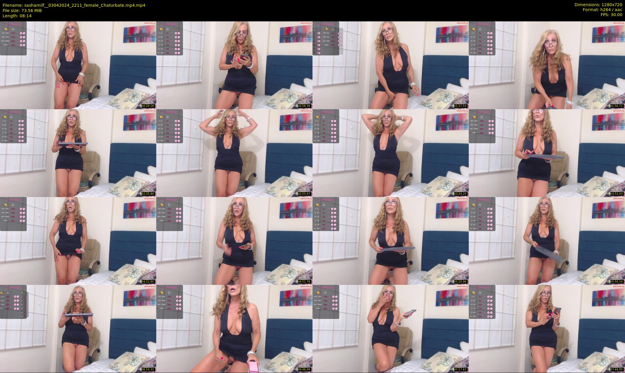 sashamilf_ — 9 minute Chaturbate female cam show recording, 720p, Apr 3, 2024
