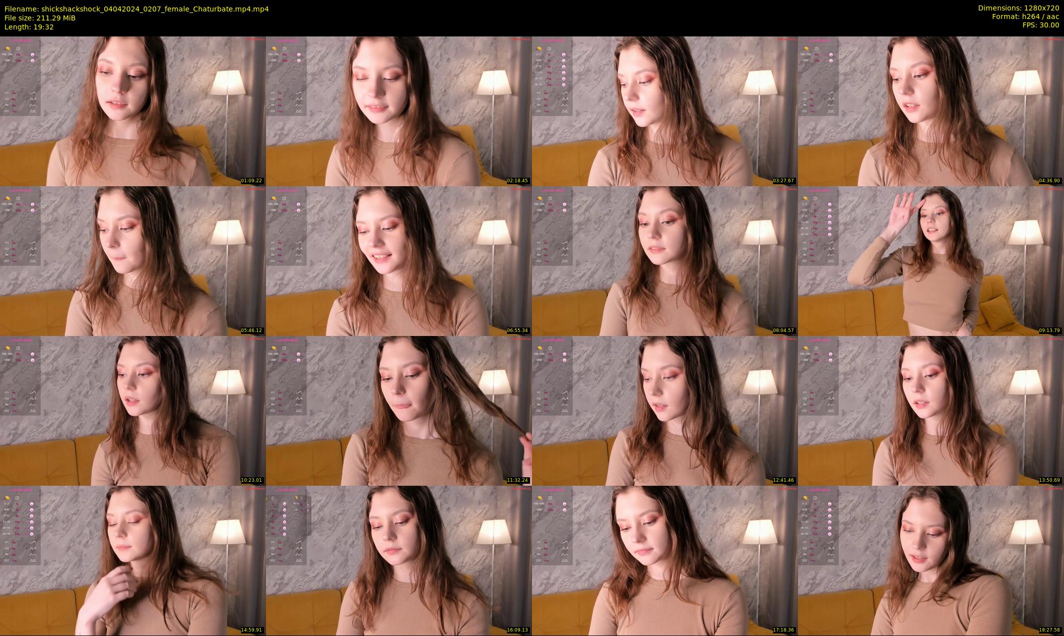 shickshackshock — 20 minute Chaturbate female cam show recording, 720p, Apr 4, 2024