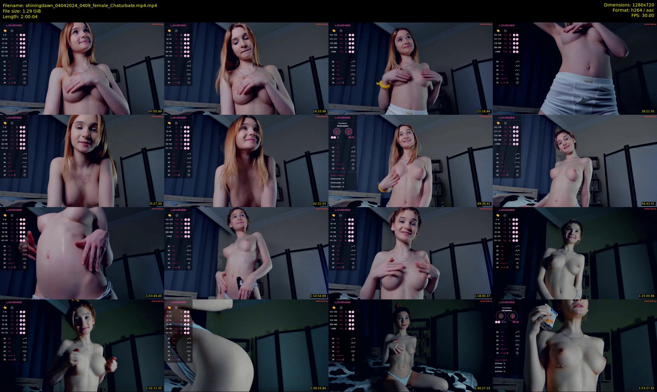 shiningdawn — 121 minute Chaturbate female cam show recording, 720p, Apr 4, 2024