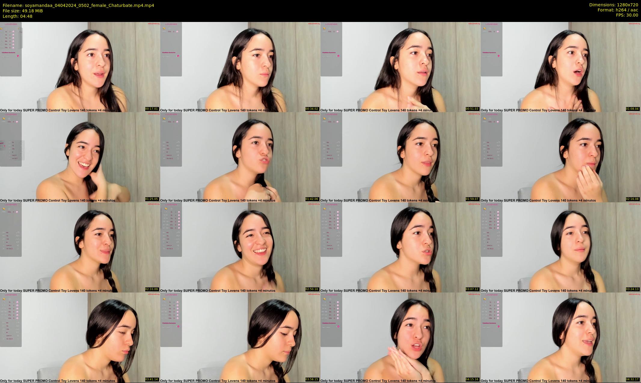 soyamandaa — 5 minute Chaturbate female cam show recording, 720p, Apr 4, 2024