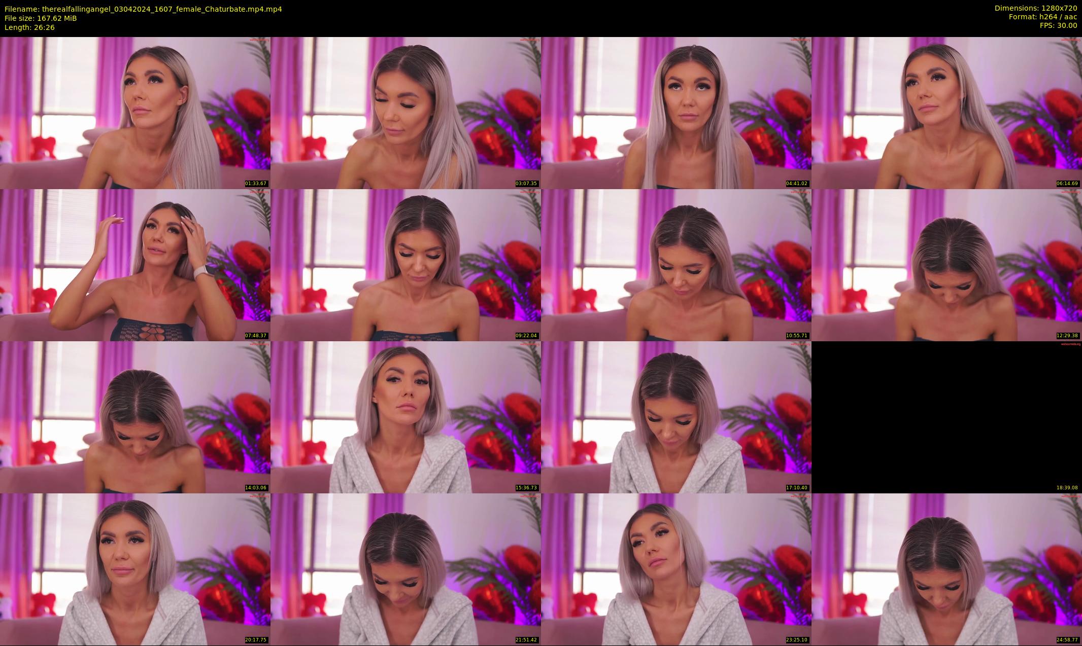 therealfallingangel — 27 minute Chaturbate female cam show recording, 720p, Apr 3, 2024