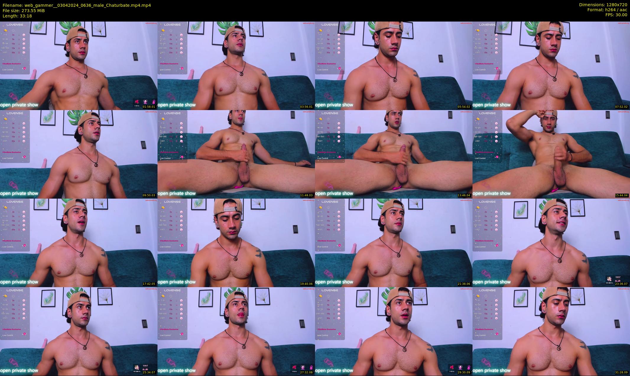 web_gammer_ — 34 minute Chaturbate male cam show recording, 720p, Apr 3, 2024