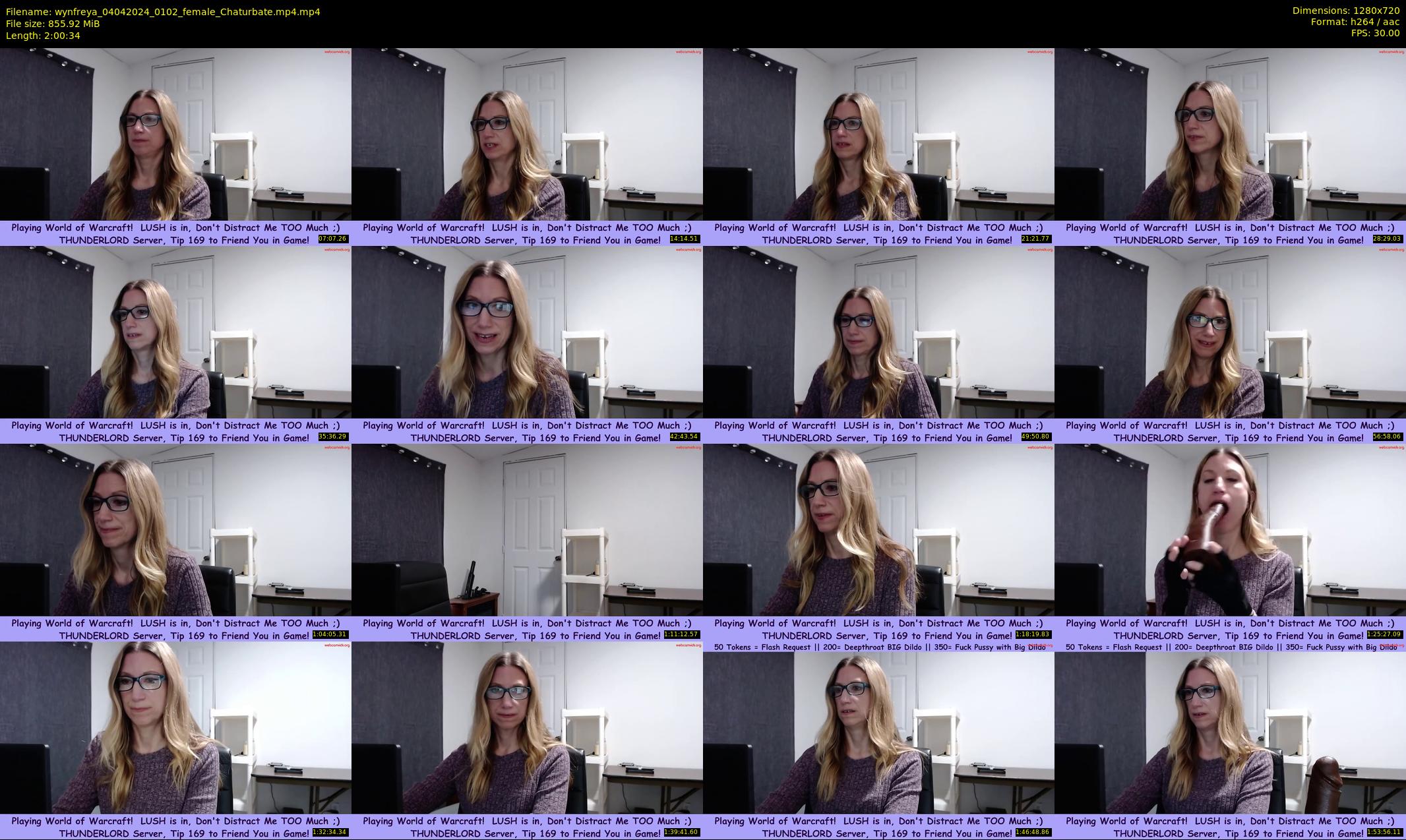 wynfreya — 121 minute Chaturbate female cam show recording, 720p, Apr 4, 2024