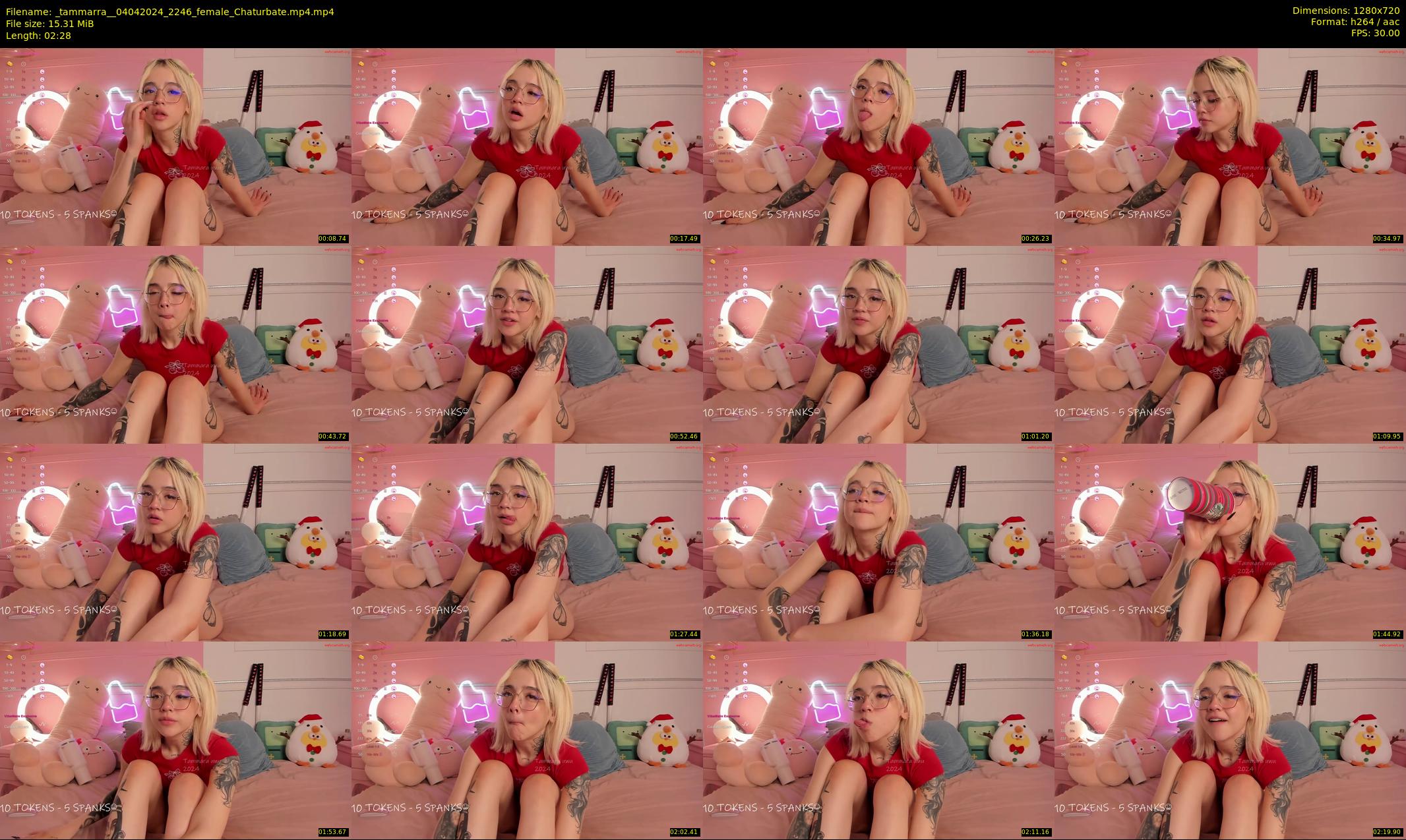 _tammarra_ — 3 minute Chaturbate female cam show recording, 720p, Apr 4, 2024