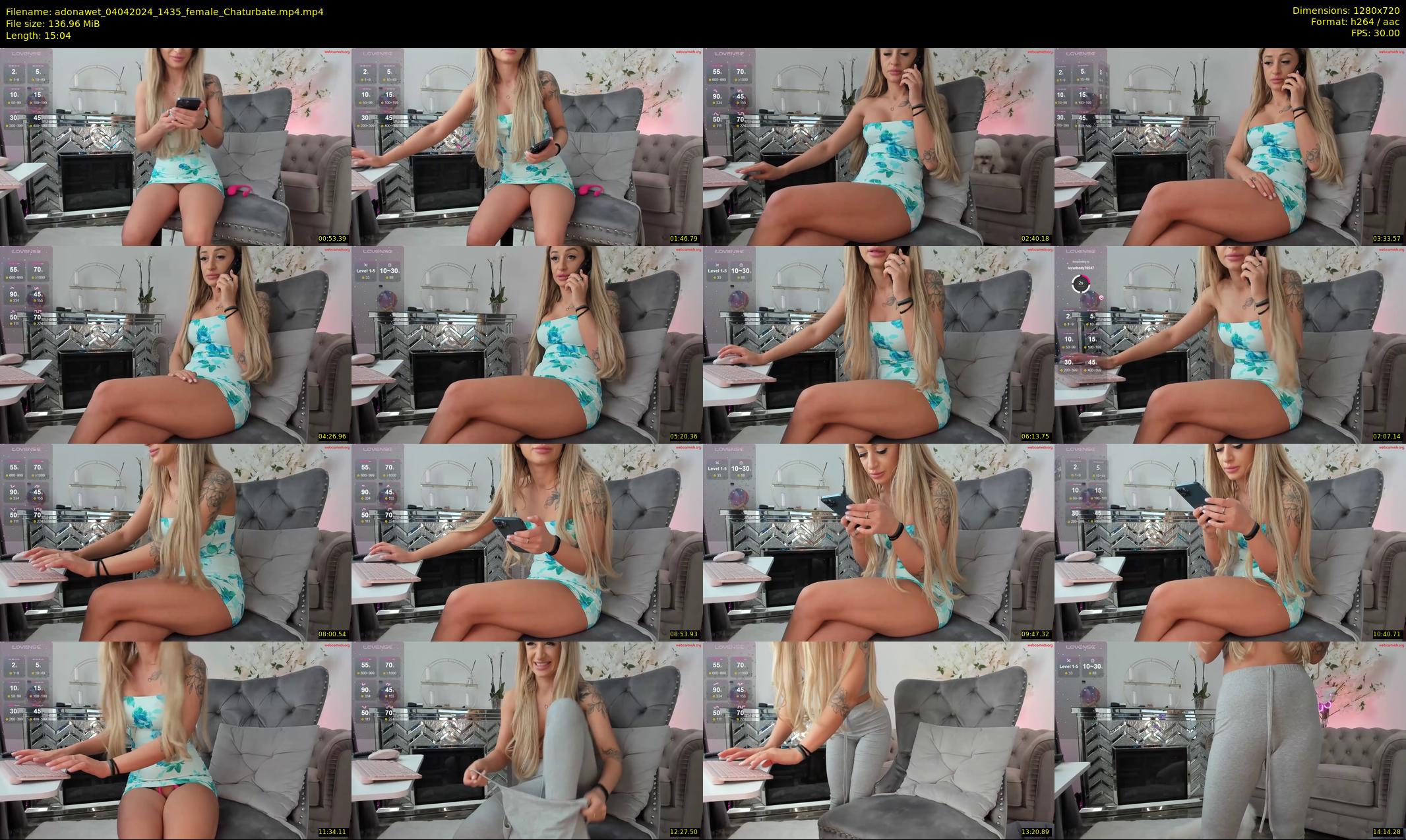 adonawet — 16 minute Chaturbate couple cam show recording, 720p, Apr 4, 2024