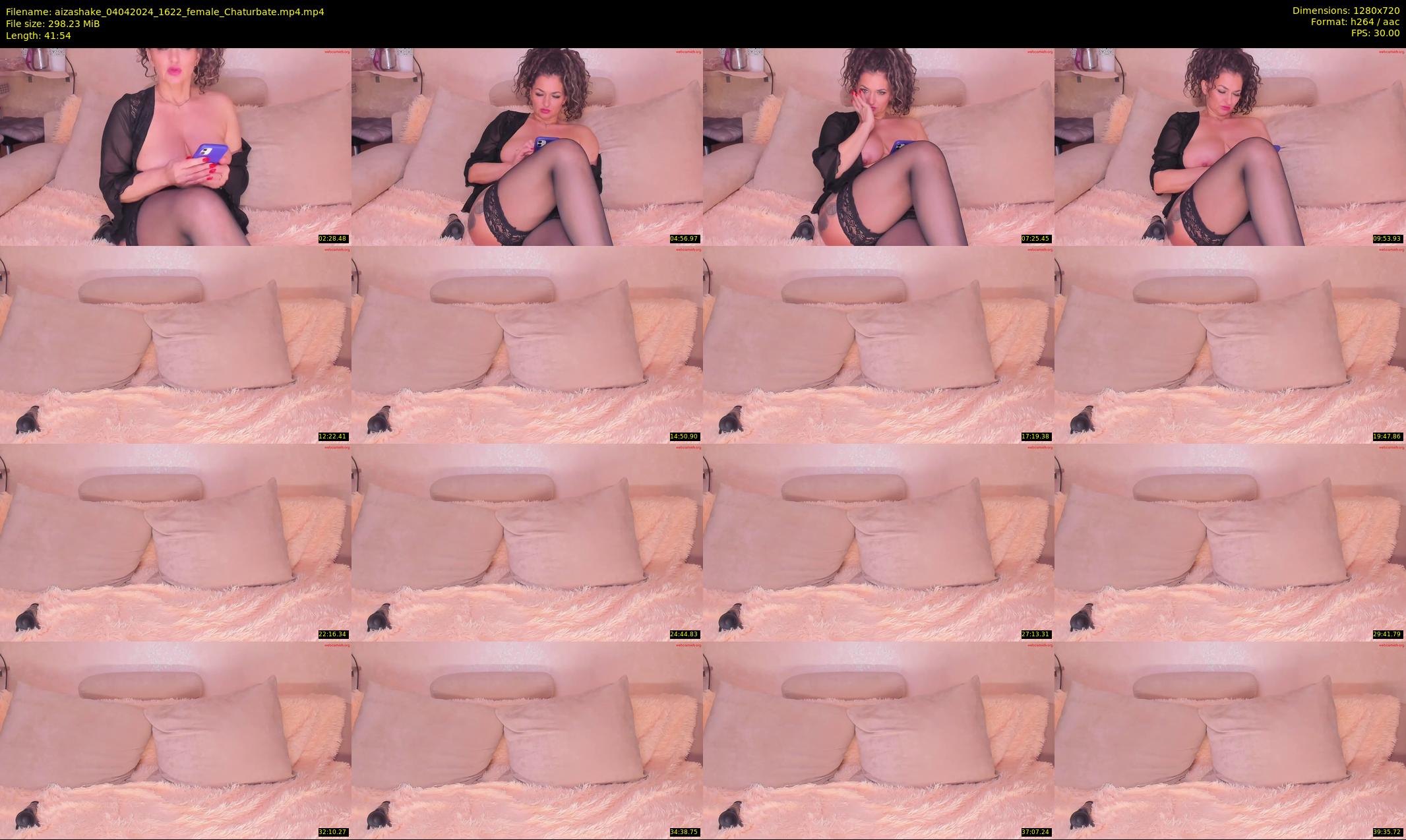 aizashake — 42 minute Chaturbate female cam show recording, 720p, Apr 4, 2024