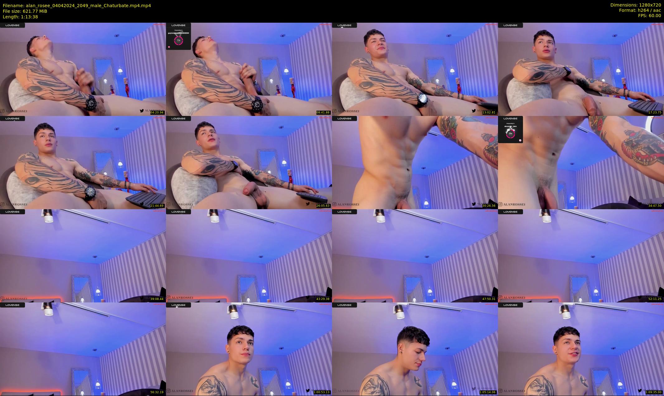 alan_rosee — 74 minute Chaturbate male cam show recording, 720p, Apr 4, 2024