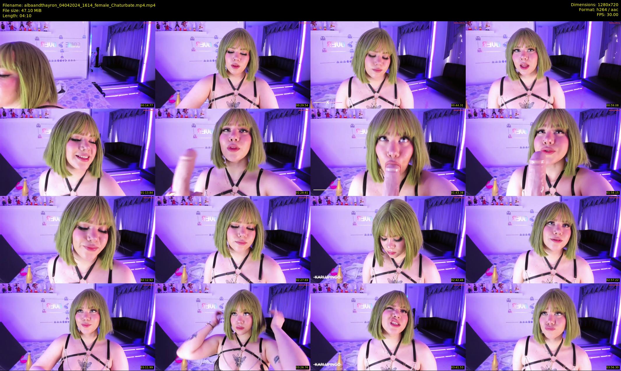 albaandthayron — 5 minute Chaturbate couple cam show recording, 720p, Apr 4, 2024