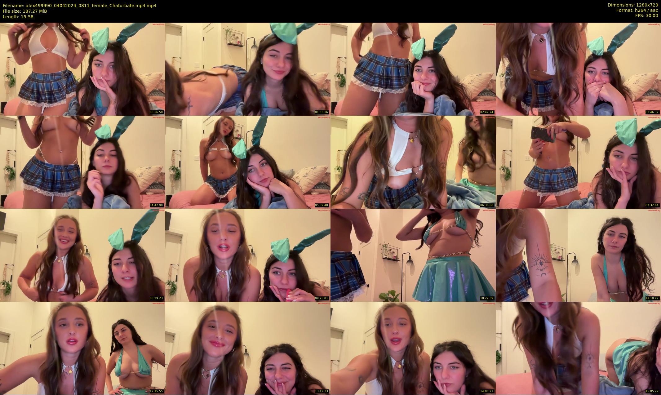 alex499990 — 16 minute Chaturbate female cam show recording, 720p, Apr 4, 2024
