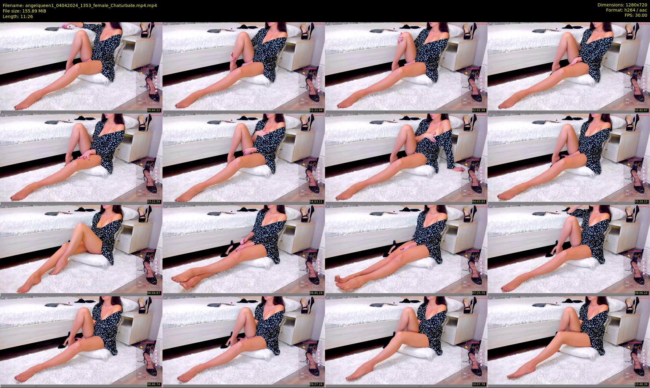 angelqueen1 — 12 minute Chaturbate female cam show recording, 720p, Apr 4, 2024