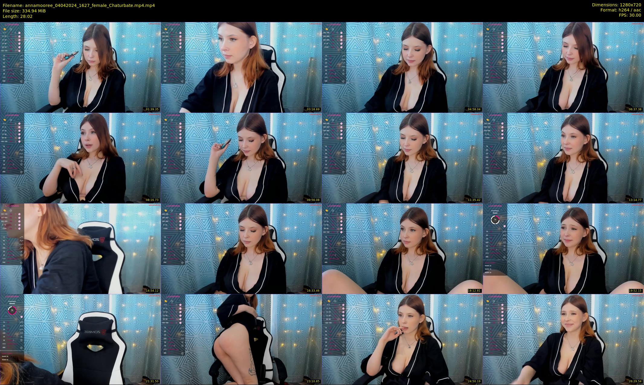 annamooree — 29 minute Chaturbate female cam show recording, 720p, Apr 4, 2024