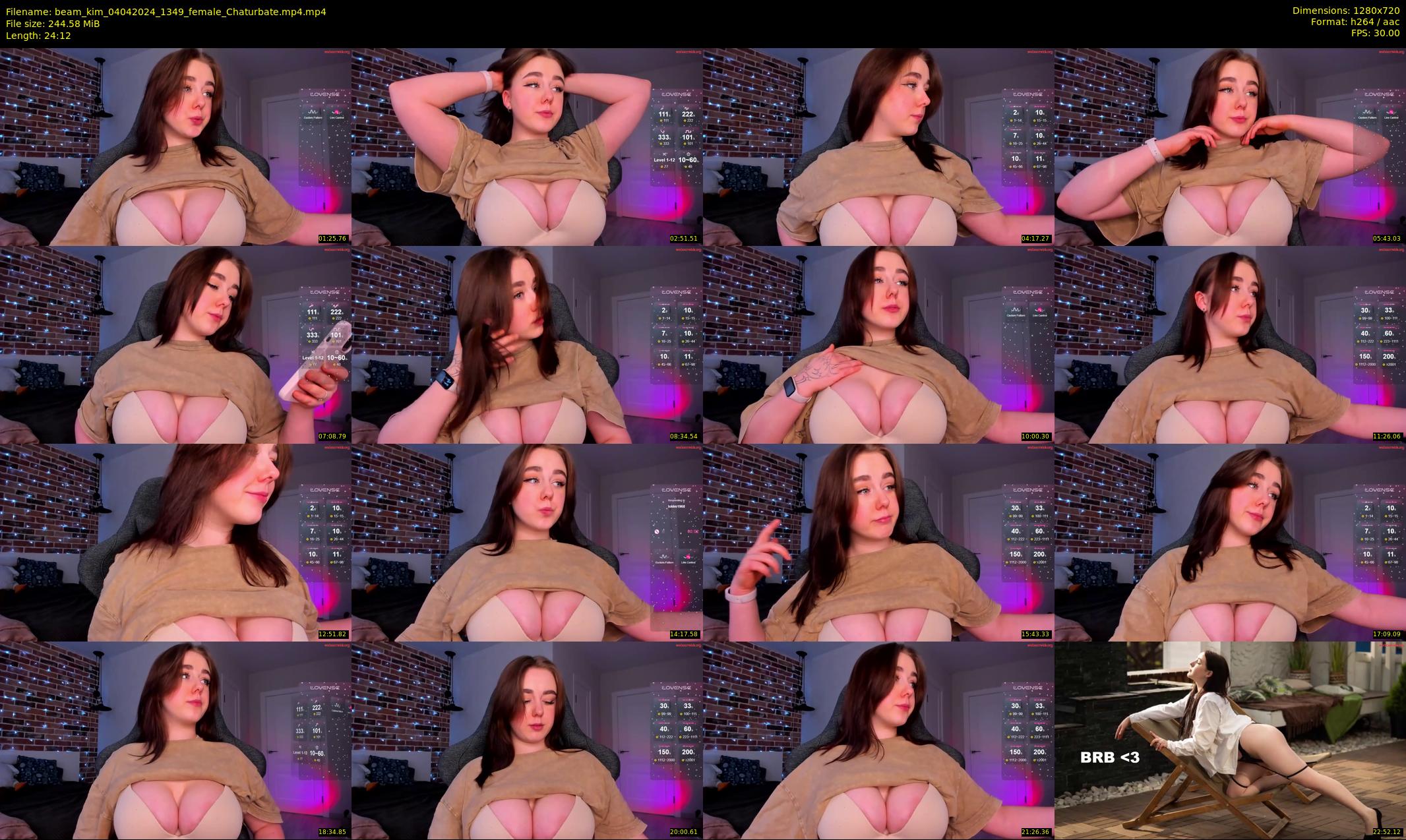beam_kim — 25 minute Chaturbate female cam show recording, 720p, Apr 4, 2024