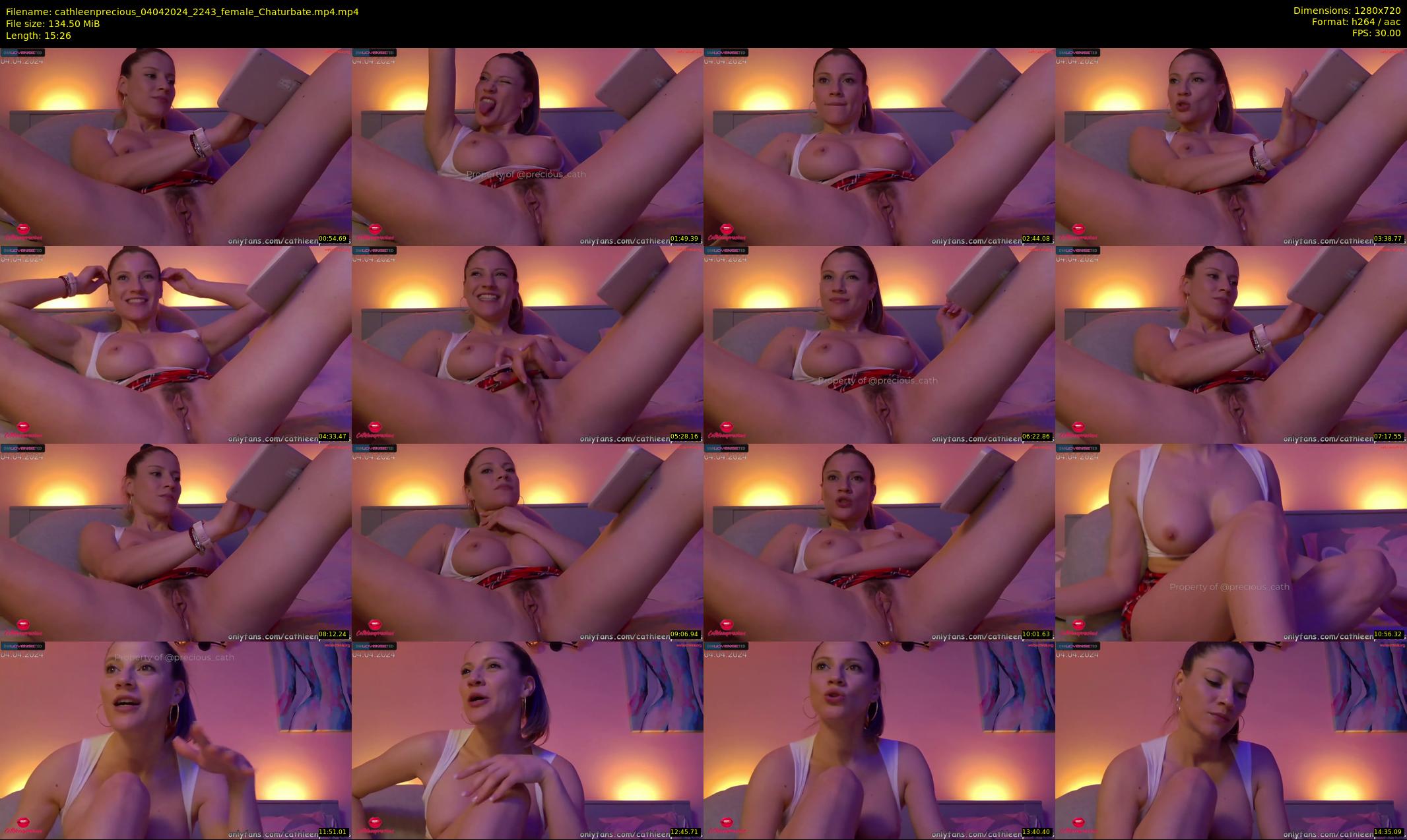 cathleenprecious — 16 minute Chaturbate female cam show recording, 720p, Apr 4, 2024
