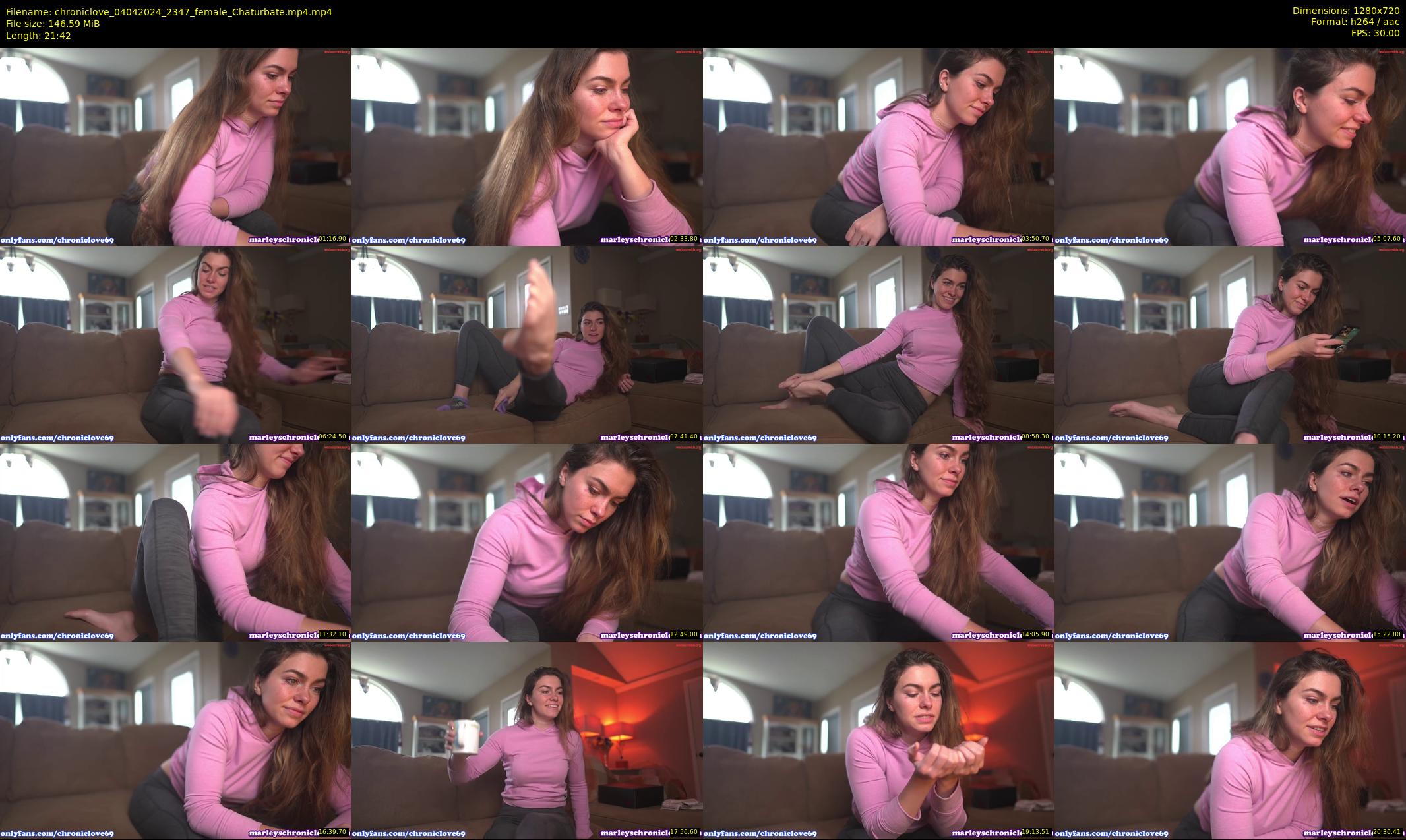 chroniclove — 22 minute Chaturbate female cam show recording, 720p, Apr 4, 2024