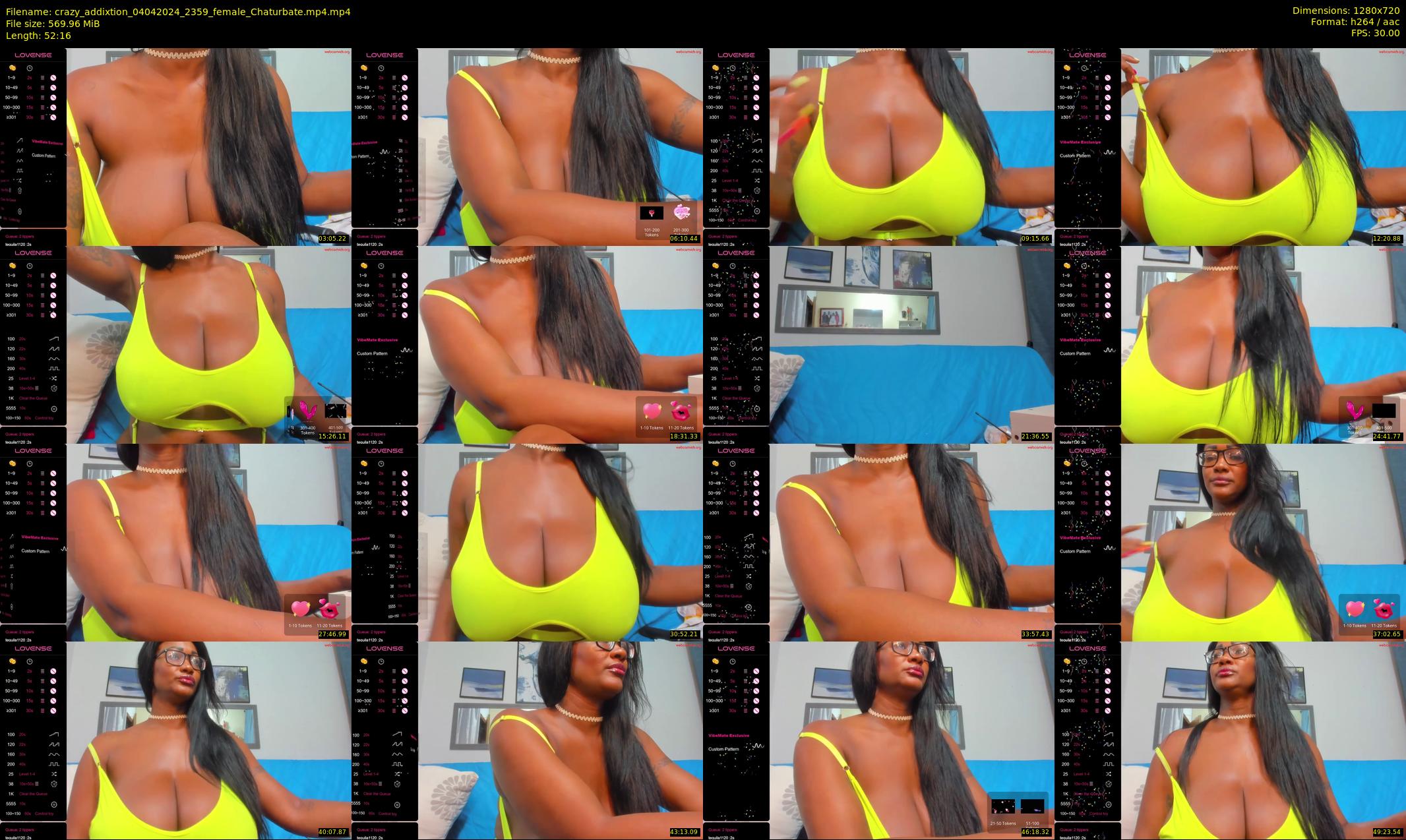 crazy_addixtion — 53 minute Chaturbate female cam show recording, 720p, Apr 4, 2024