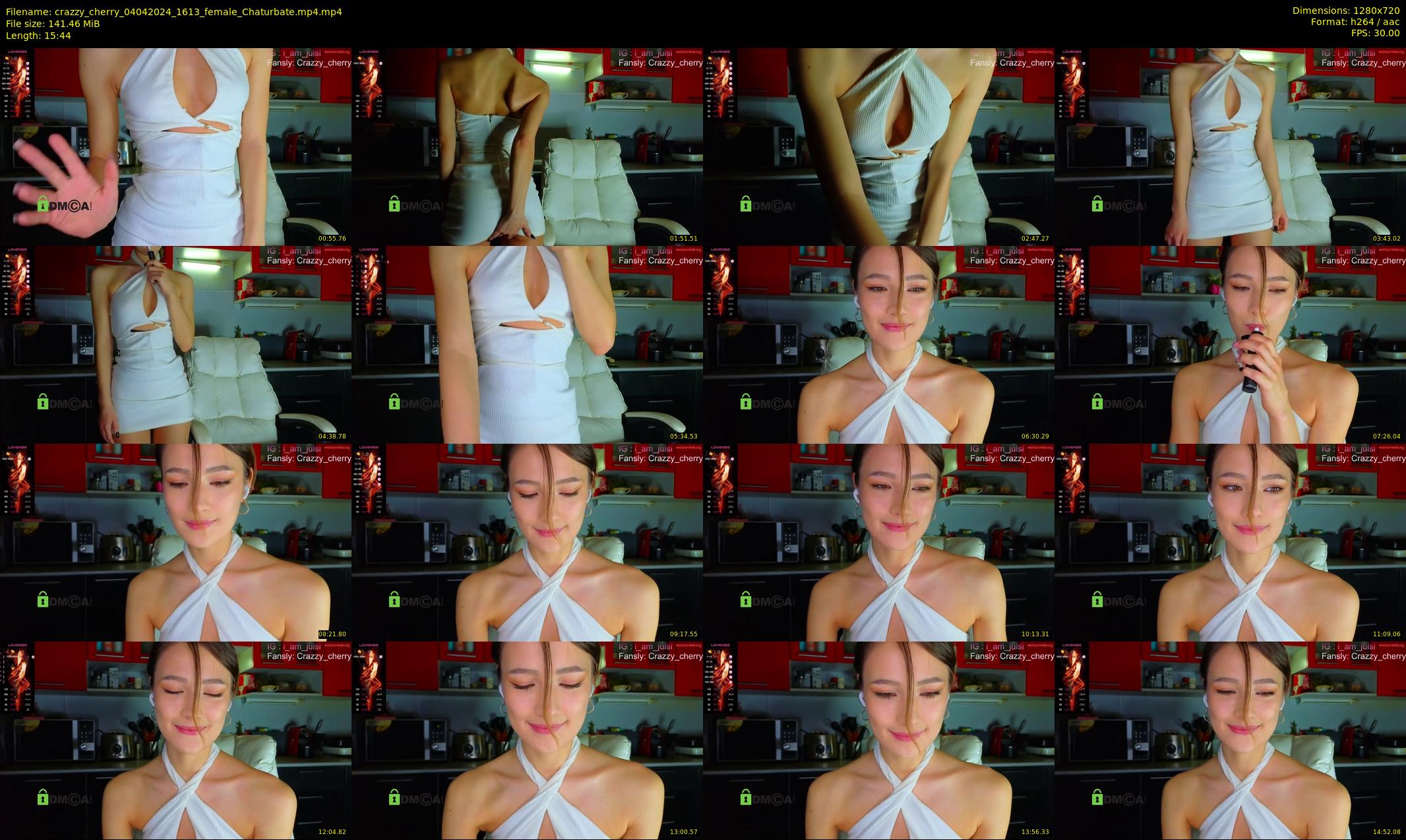 crazzy_cherry — 16 minute Chaturbate female cam show recording, 720p, Apr 4, 2024