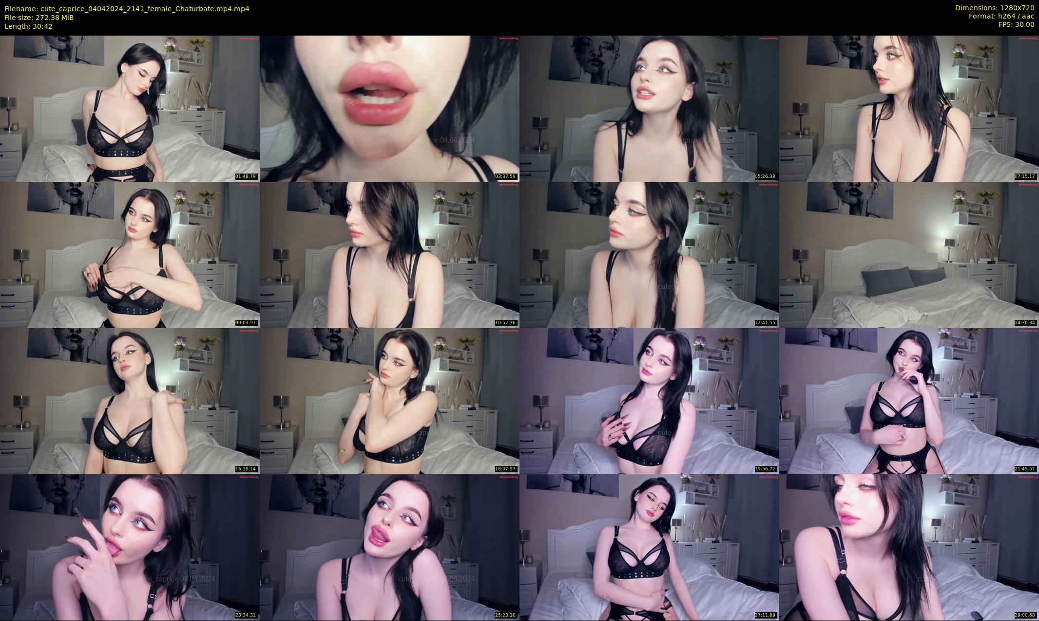 cute_caprice — 31 minute Chaturbate female cam show recording, 720p, Apr 4, 2024