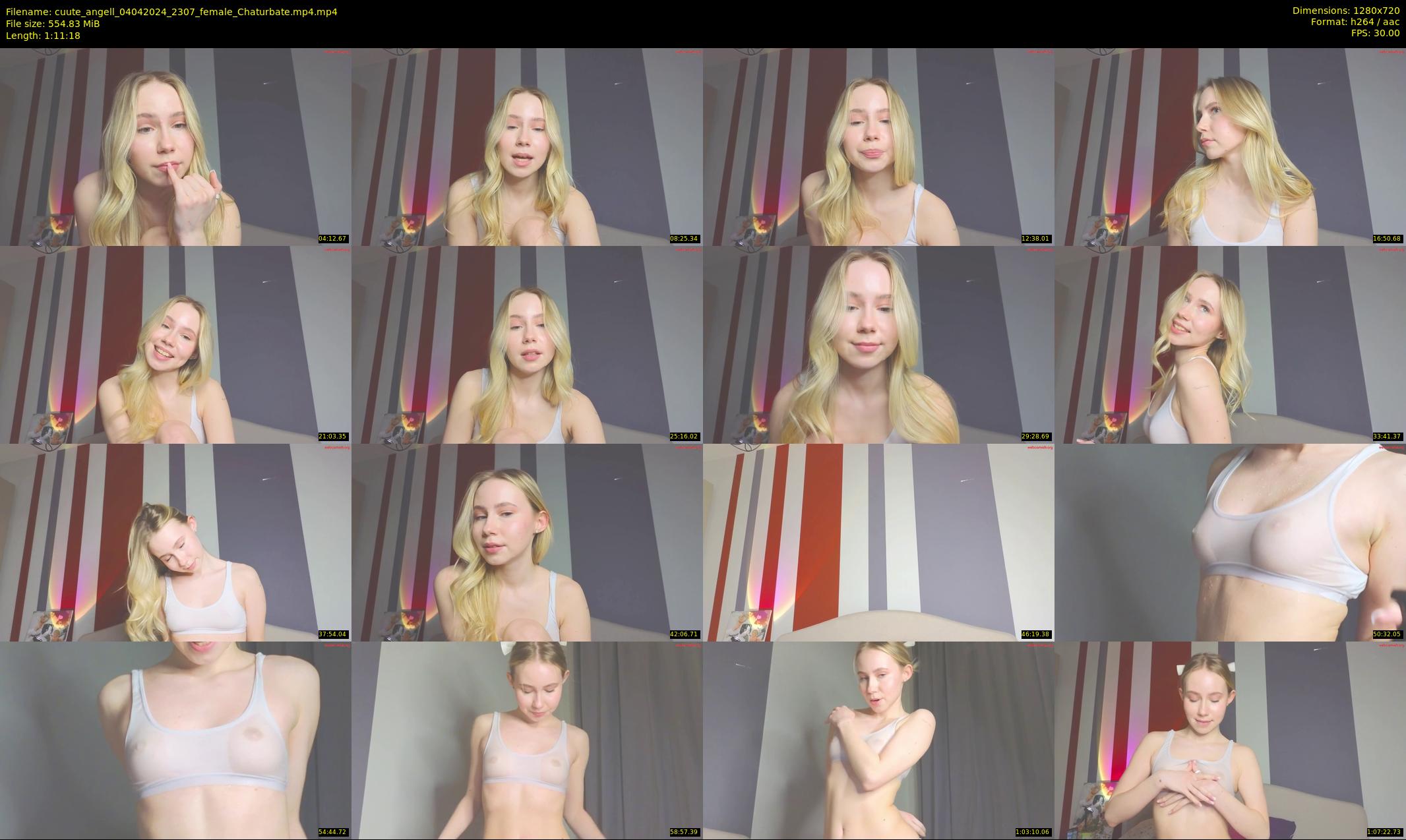 cuute_angell — 72 minute Chaturbate female cam show recording, 720p, Apr 4, 2024