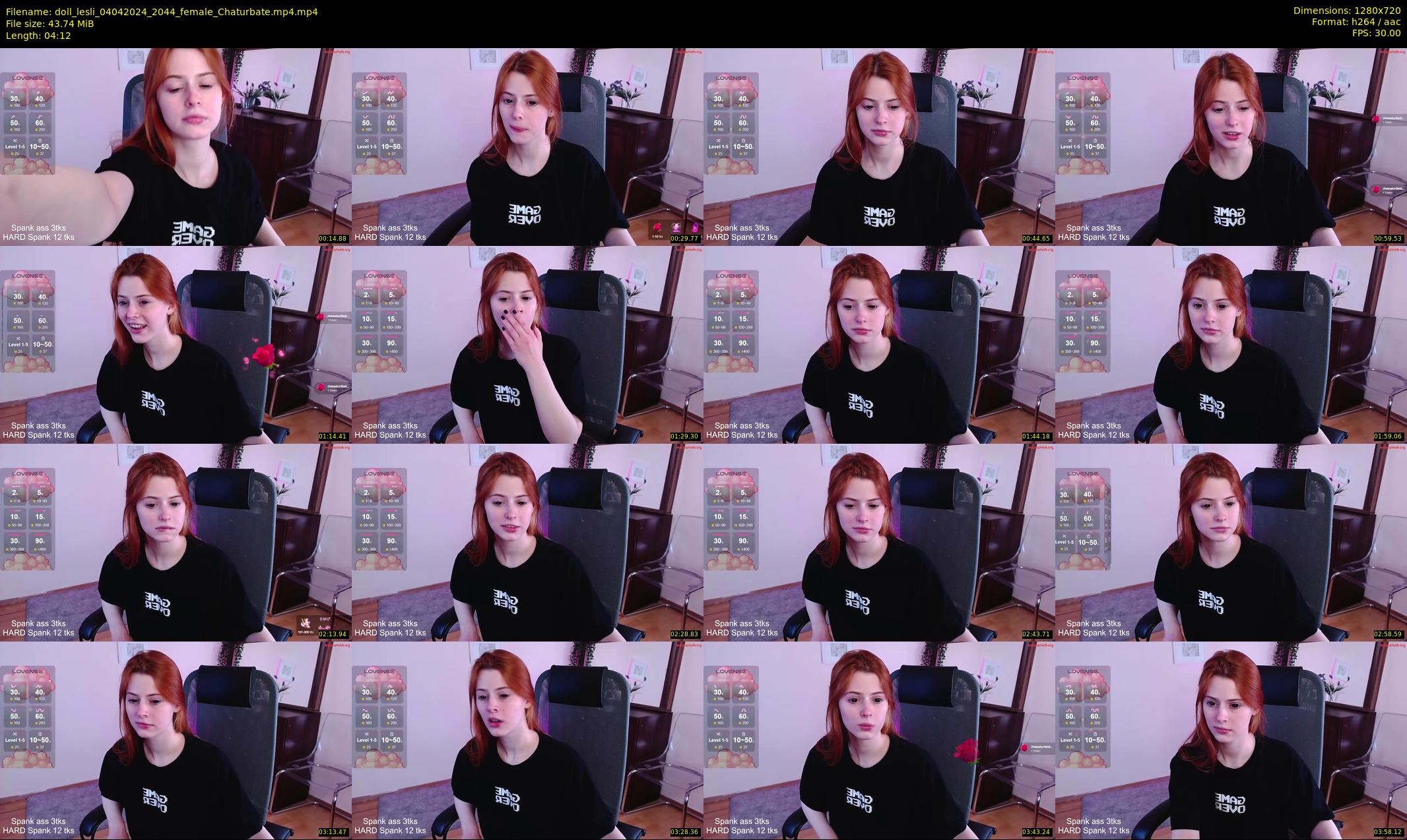 doll_lesli — 5 minute Chaturbate female cam show recording, 720p, Apr 4, 2024