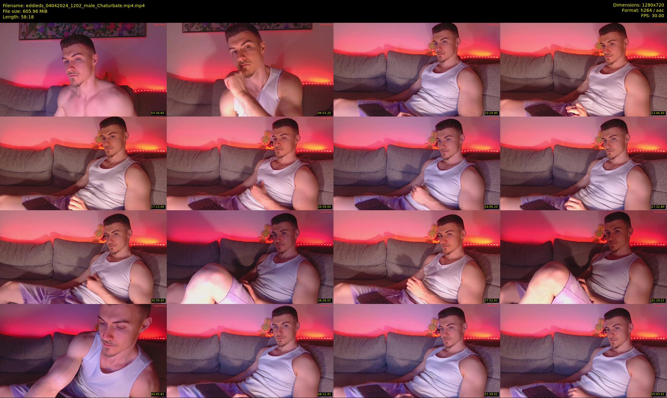eddieds — 59 minute Chaturbate male cam show recording, 720p, Apr 4, 2024