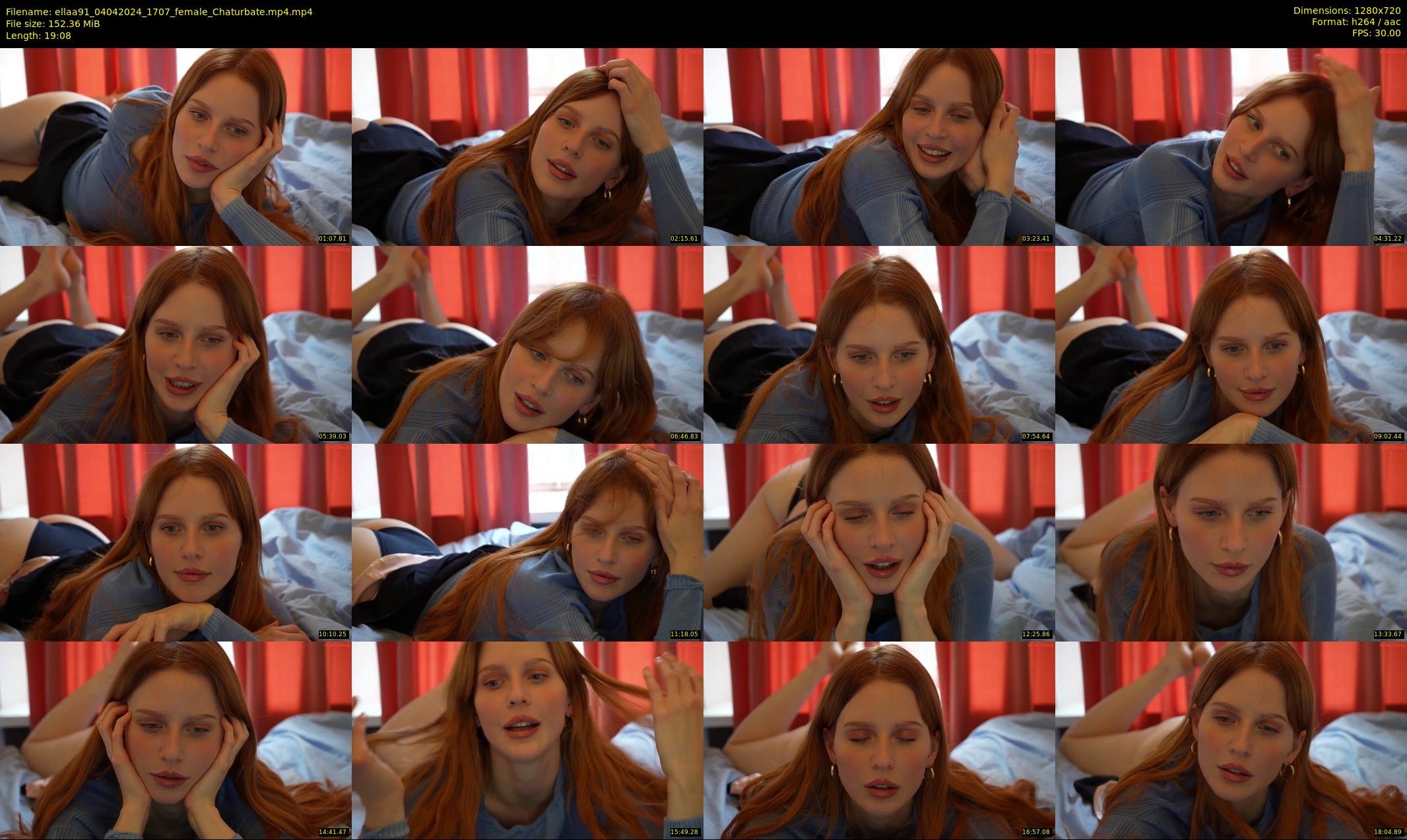 ellaa91 — 20 minute Chaturbate female cam show recording, 720p, Apr 4, 2024