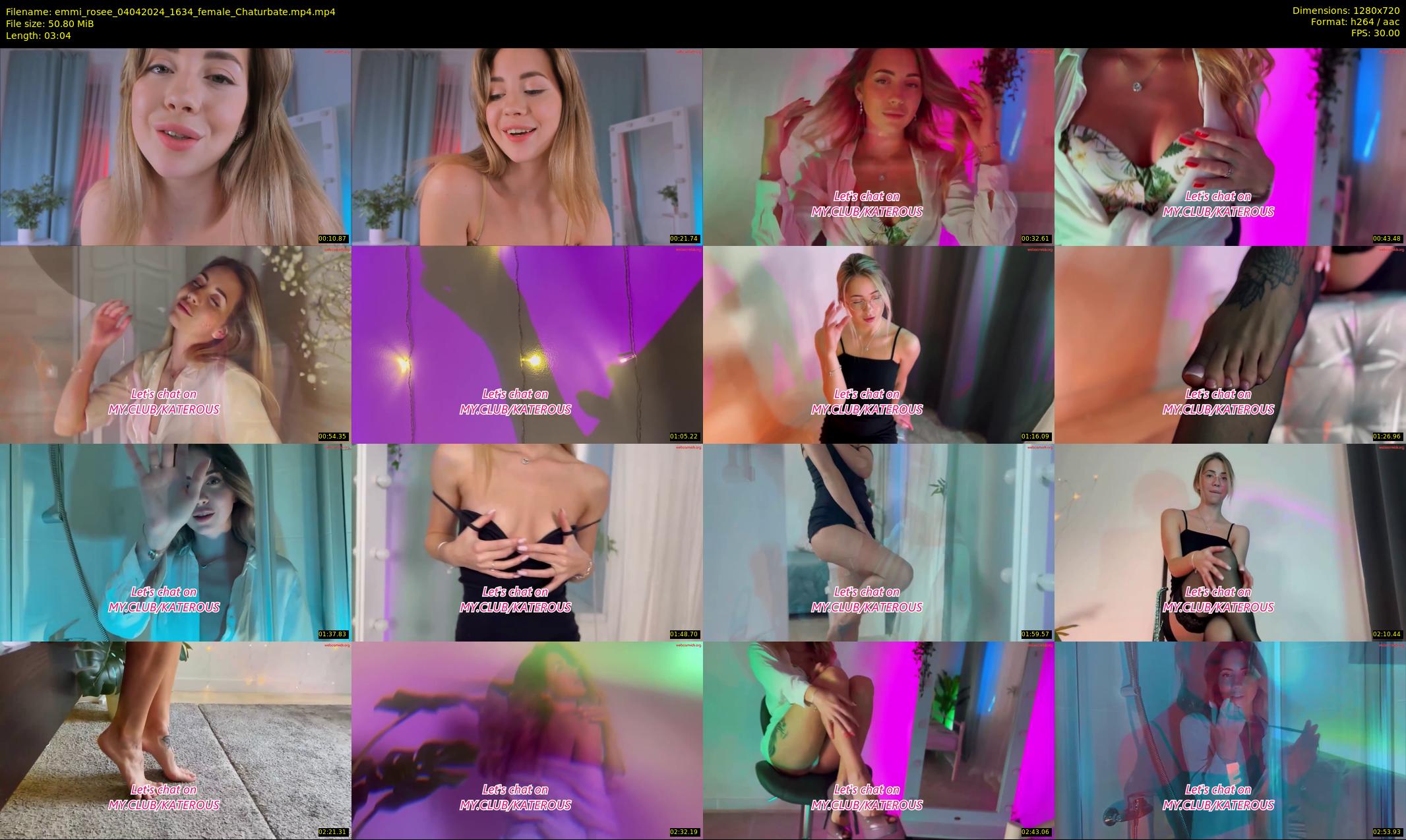 emmi_rosee — 4 minute Chaturbate female cam show recording, 720p, Apr 4, 2024