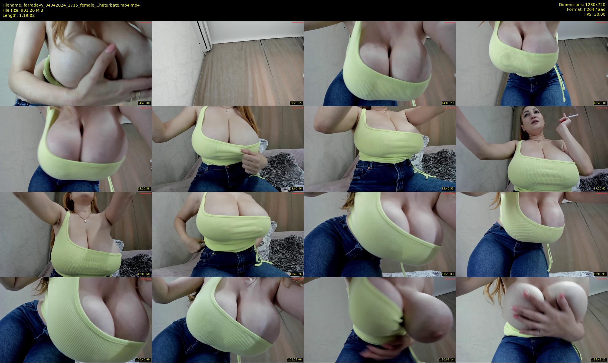 farradayy — 80 minute Chaturbate female cam show recording, 720p, Apr 4, 2024