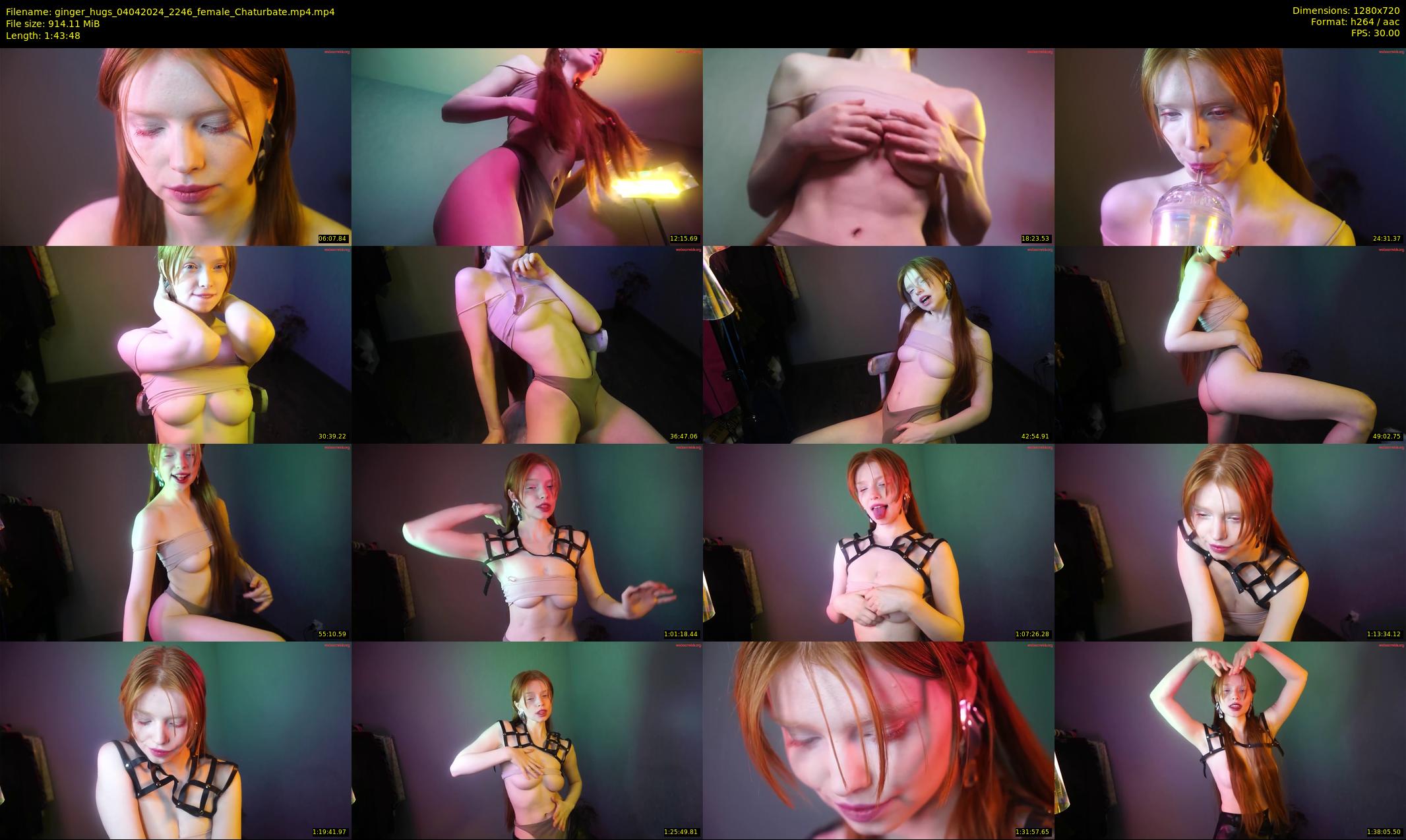 ginger_hugs — 104 minute Chaturbate female cam show recording, 720p, Apr 4, 2024