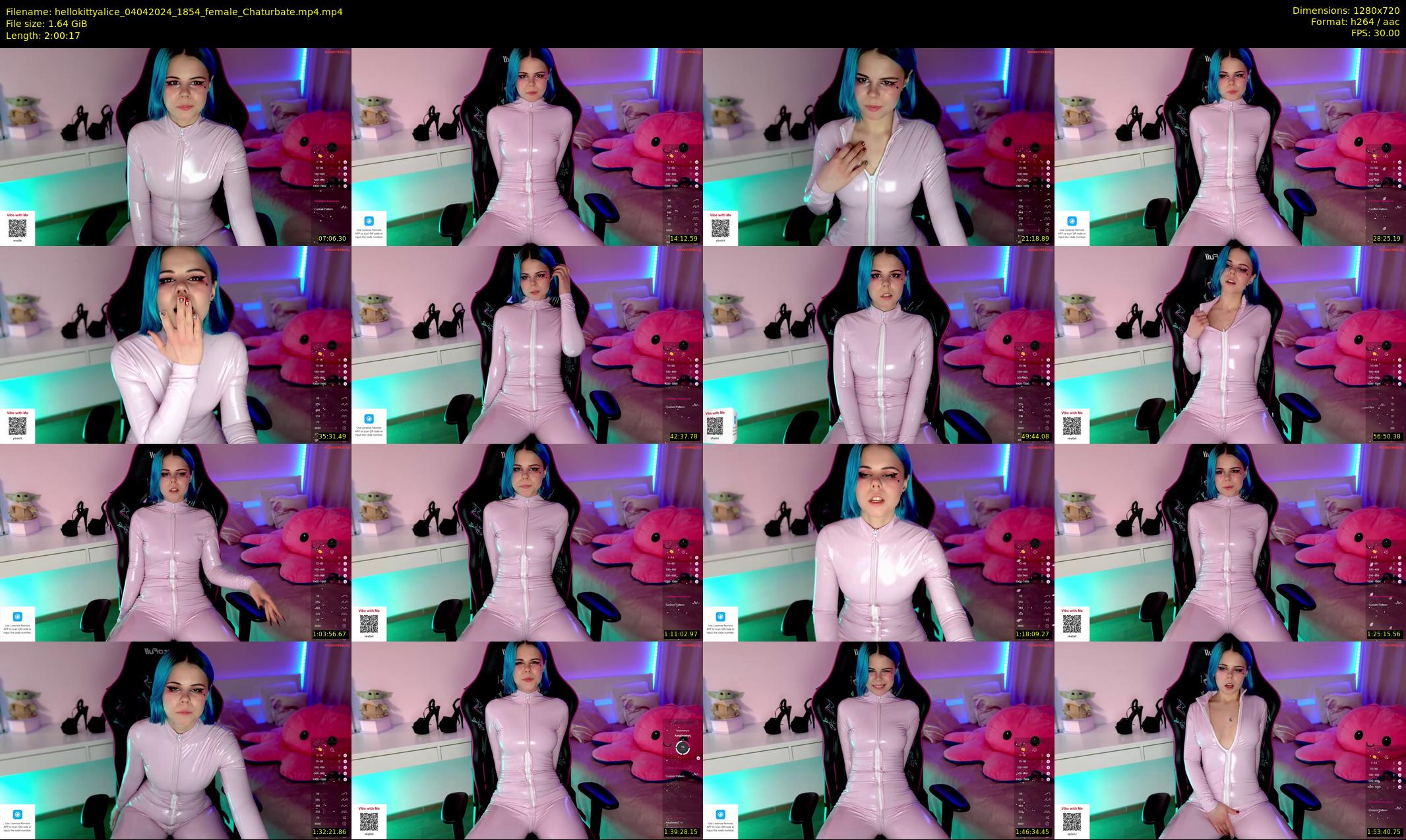 hellokittyalice — 121 minute Chaturbate female cam show recording, 720p, Apr 4, 2024