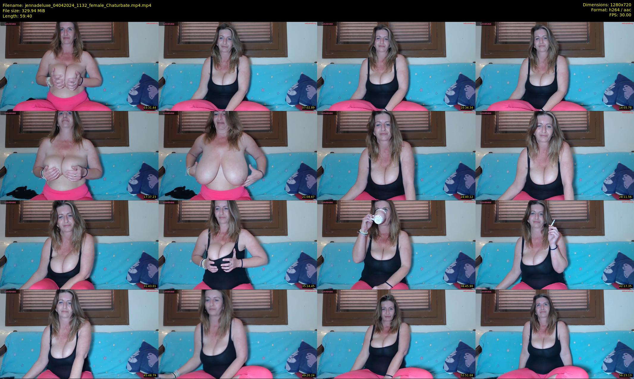 jennadeluxe — 60 minute Chaturbate female cam show recording, 720p, Apr 4, 2024