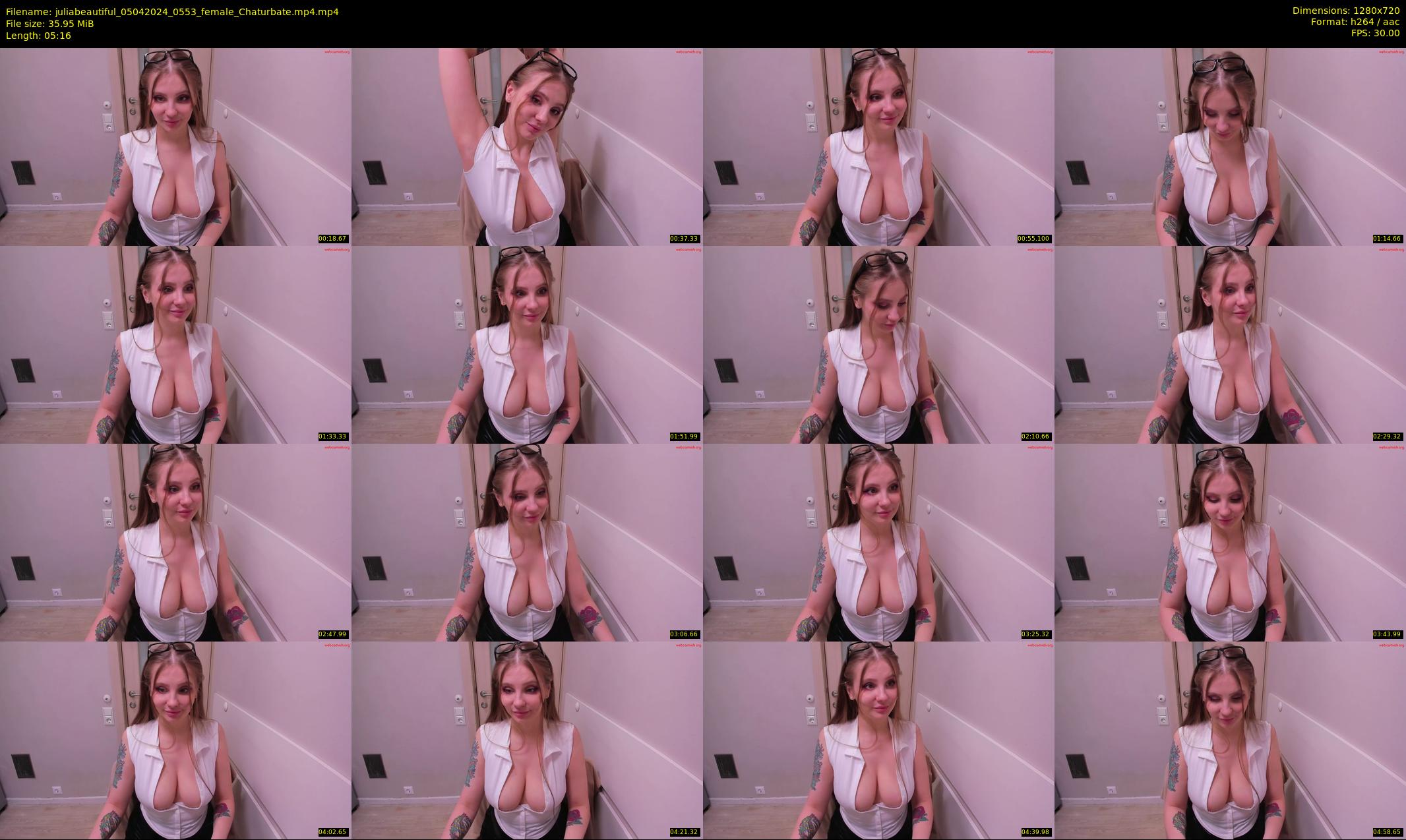 juliabeautiful — 6 minute Chaturbate female cam show recording, 720p, Apr 5, 2024