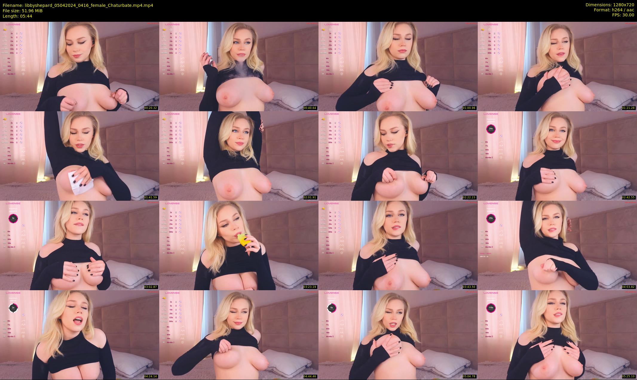 libbyshepard — 6 minute Chaturbate female cam show recording, 720p, Apr 5, 2024
