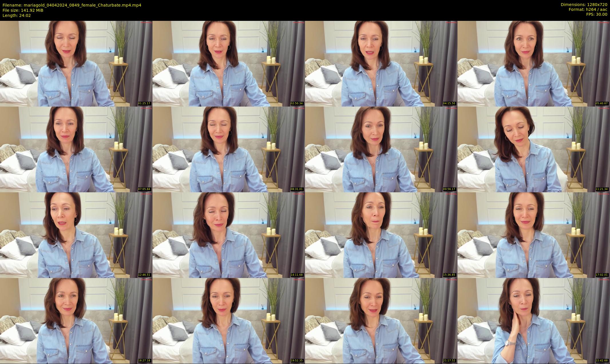 mariagold — 25 minute Chaturbate female cam show recording, 720p, Apr 4, 2024