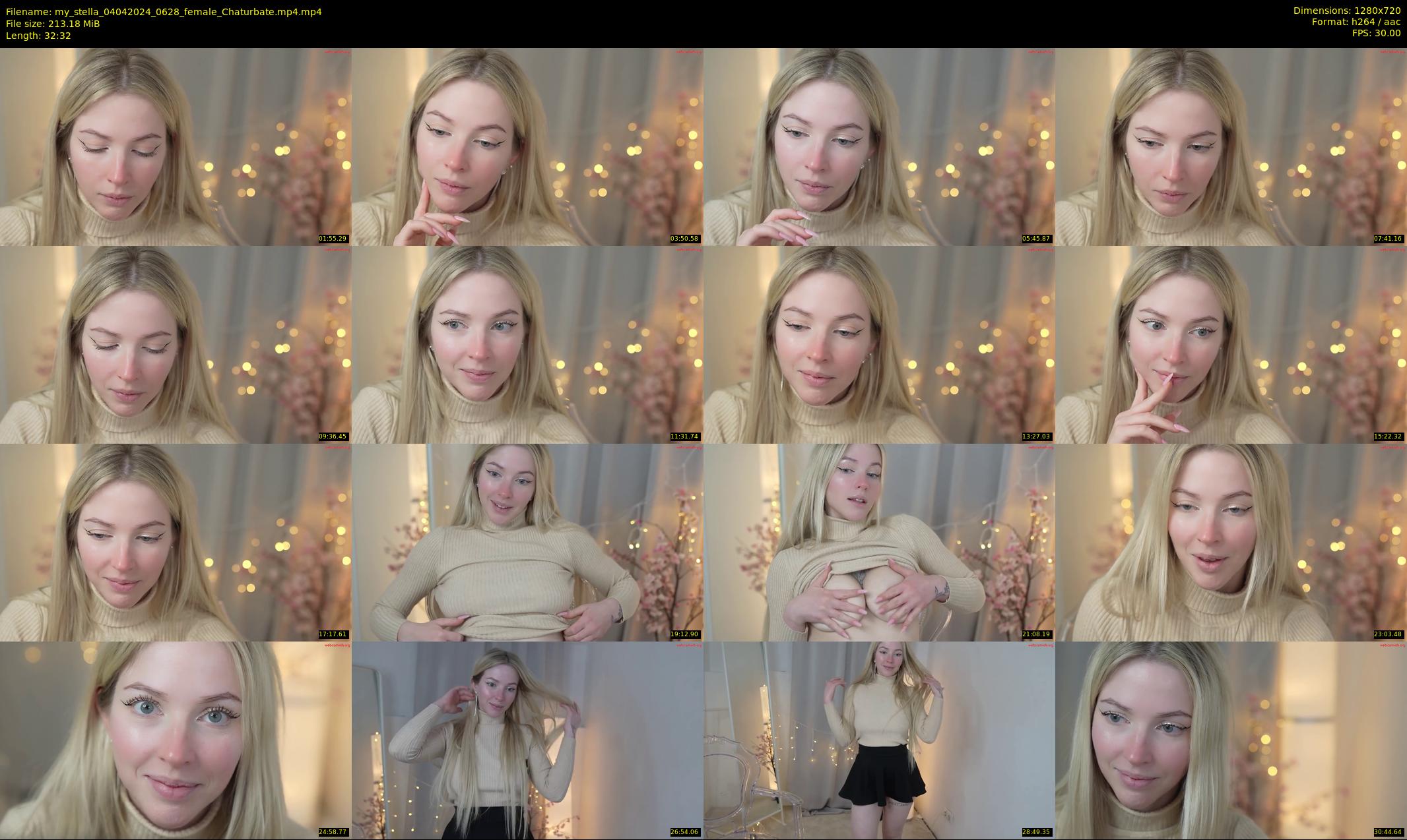 my_stella — 33 minute Chaturbate female cam show recording, 720p, Apr 4, 2024
