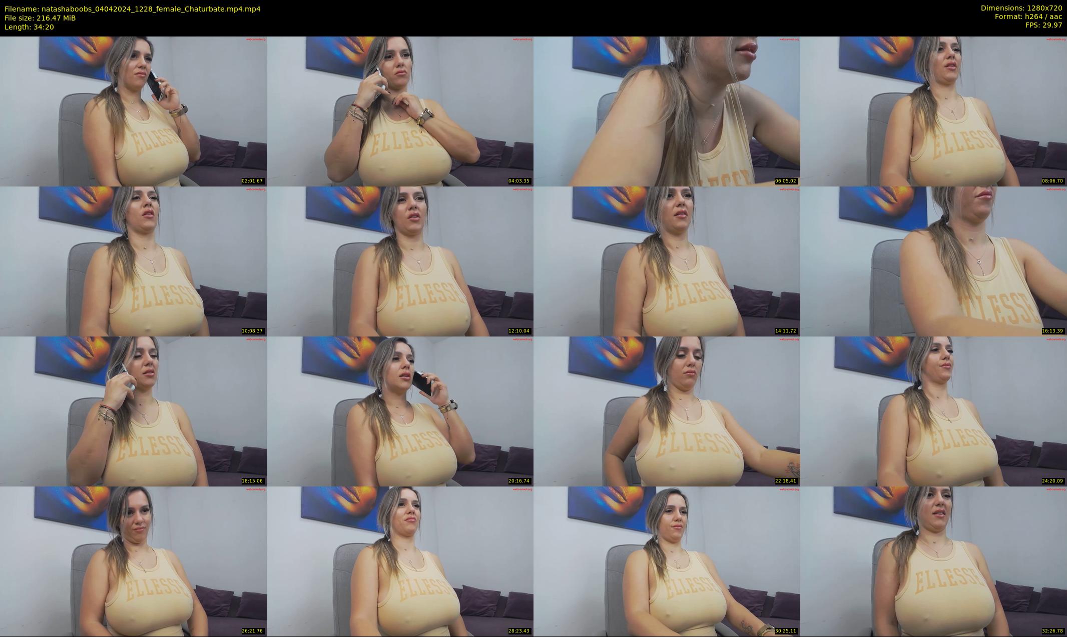 natashaboobs — 35 minute Chaturbate female cam show recording, 720p, Apr 4, 2024
