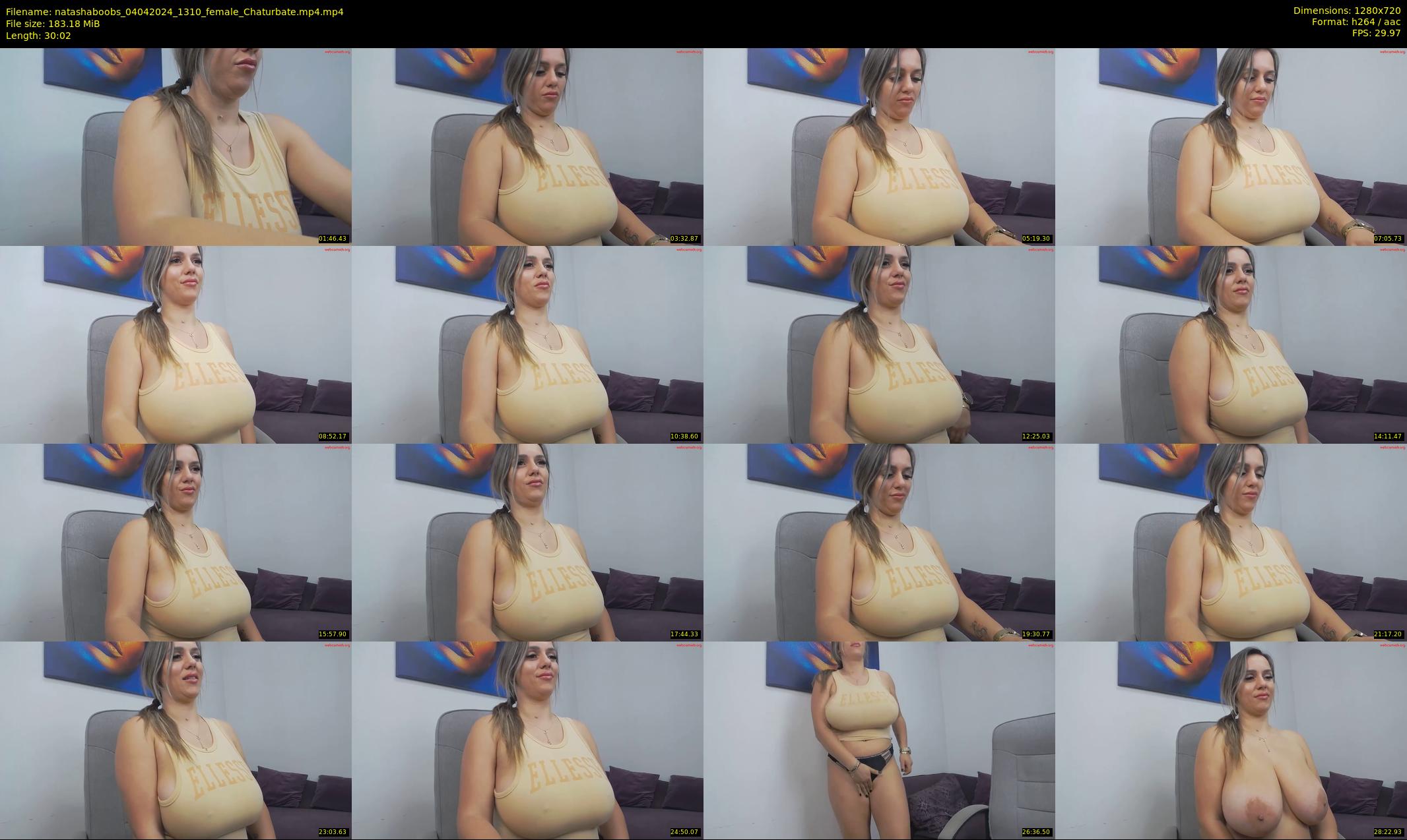 natashaboobs — 31 minute Chaturbate female cam show recording, 720p, Apr 4, 2024