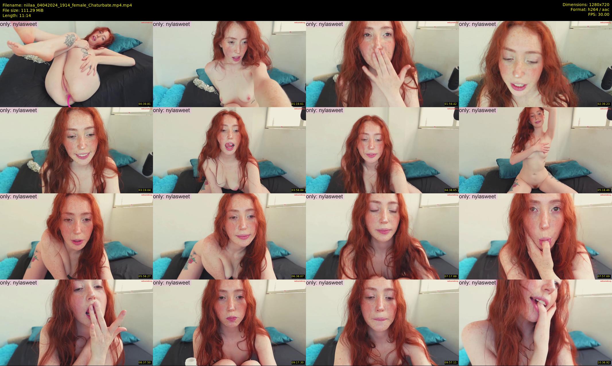 niilaa — 12 minute Chaturbate female cam show recording, 720p, Apr 4, 2024